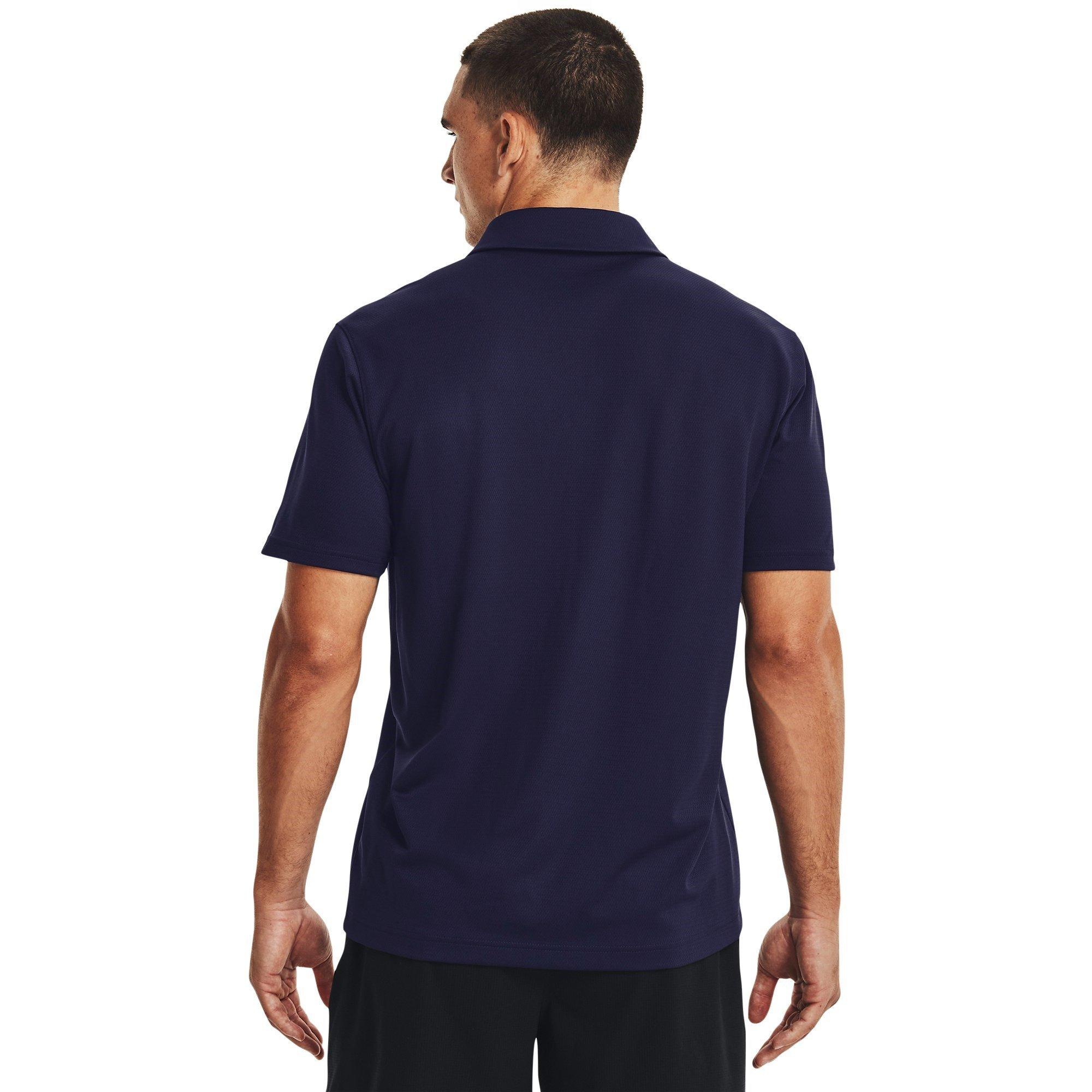 Mdnght Navy/Wht - Under Armour - Tech Mens Team Polo Shirt - 4