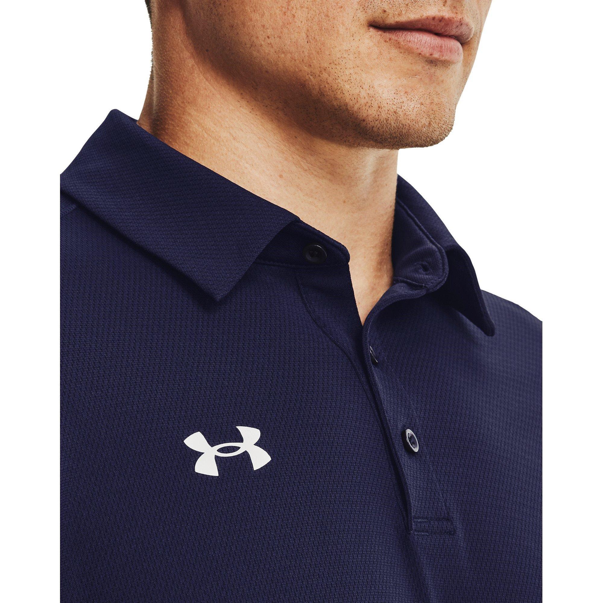 Mdnght Navy/Wht - Under Armour - Tech Mens Team Polo Shirt - 5