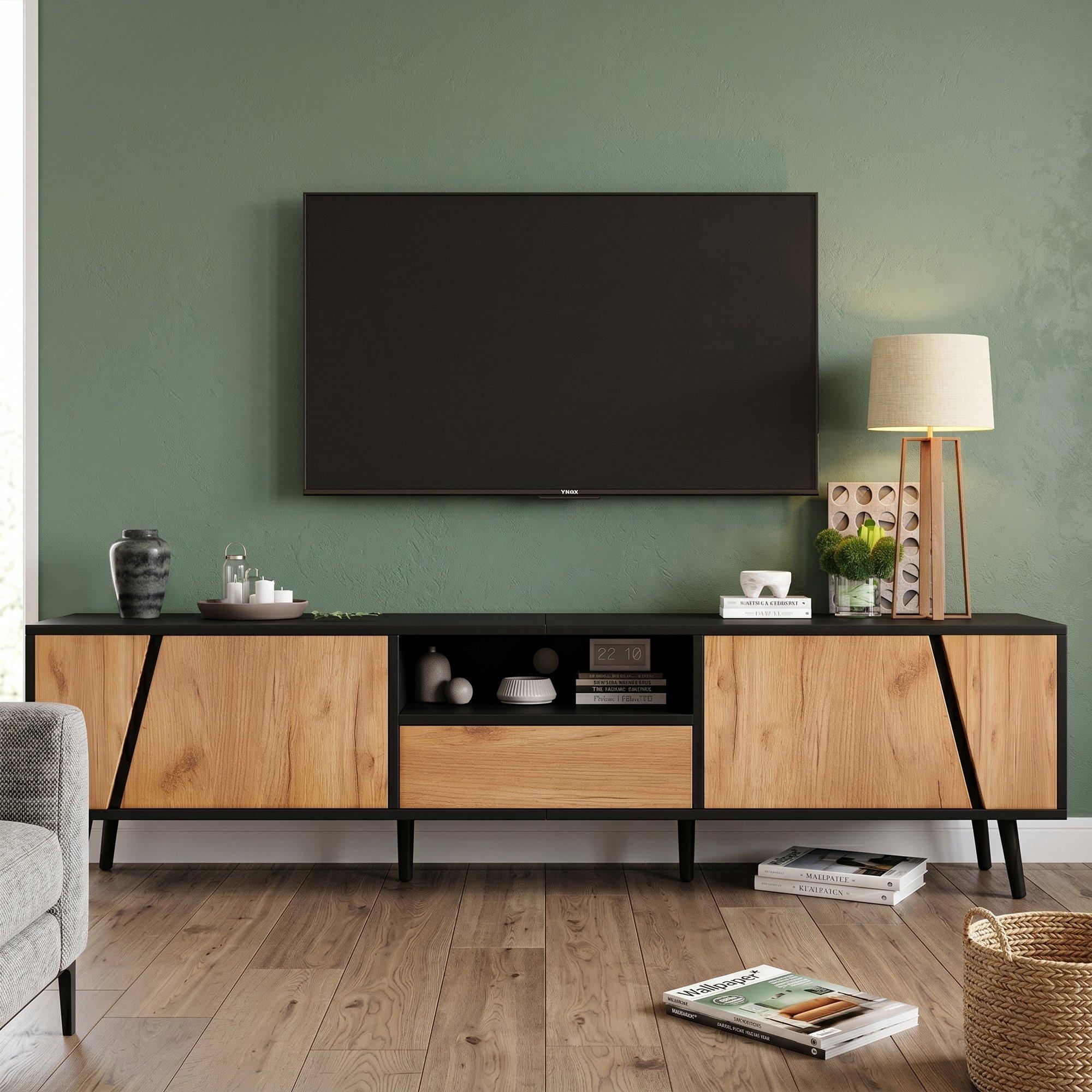 Natural - Urban Meuble - TV Stand Entertainment Center - 2