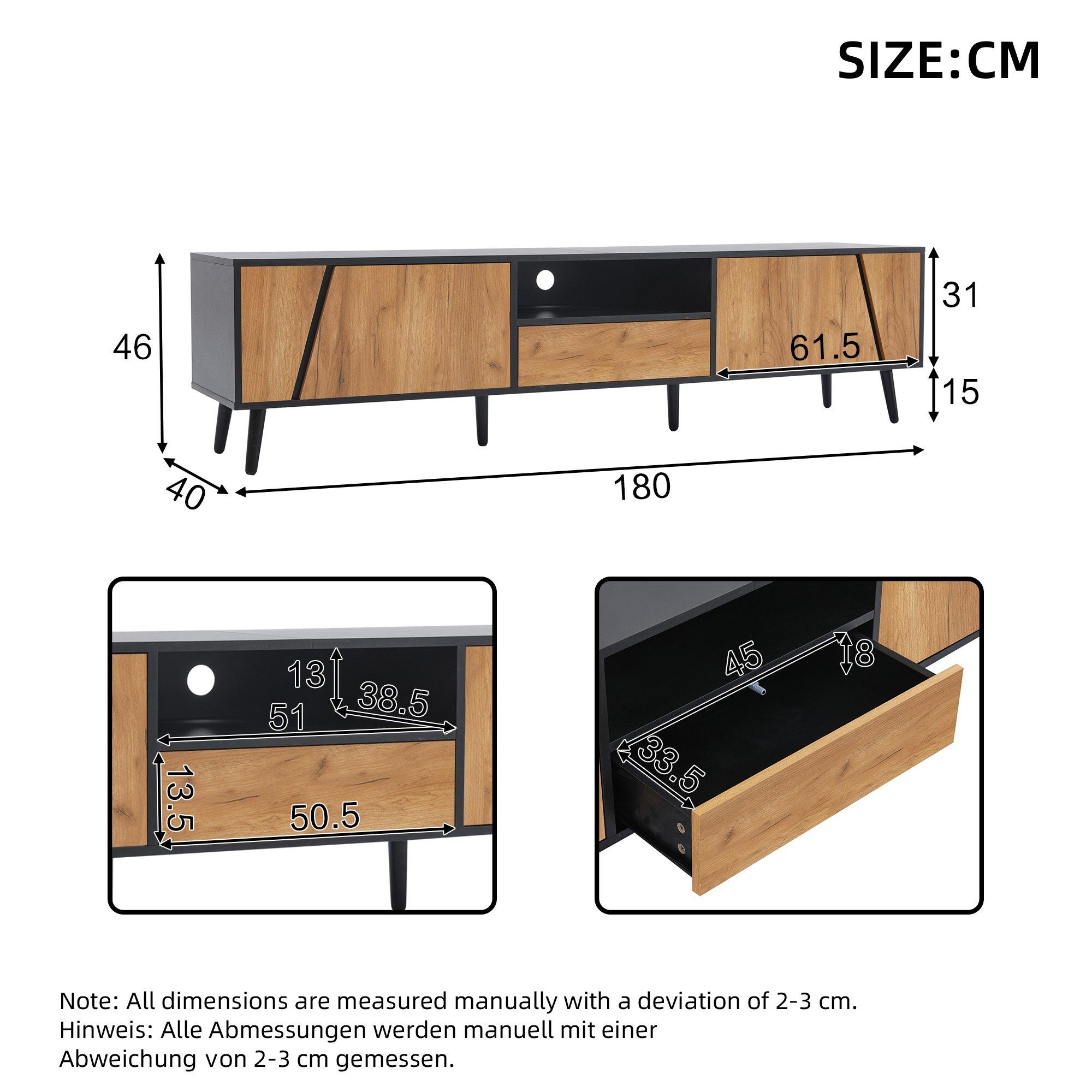 Natural - Urban Meuble - TV Stand Entertainment Center - 6