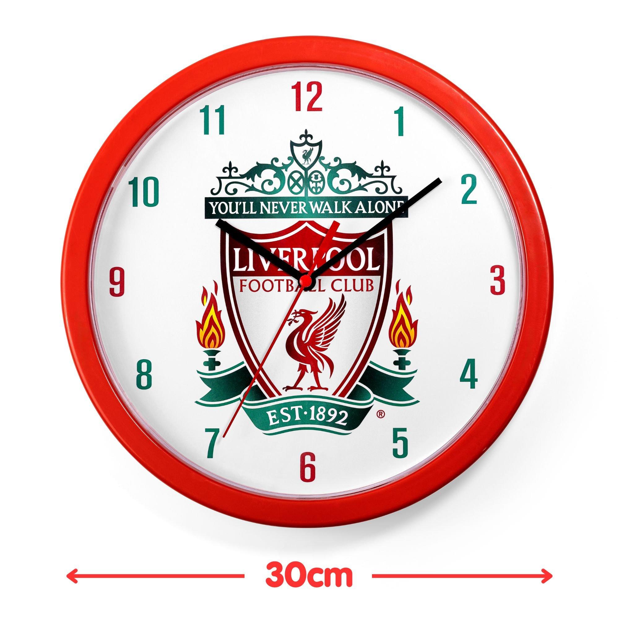 Red - Liverpool FC - Liverpool FC Red Wall Clock - 3