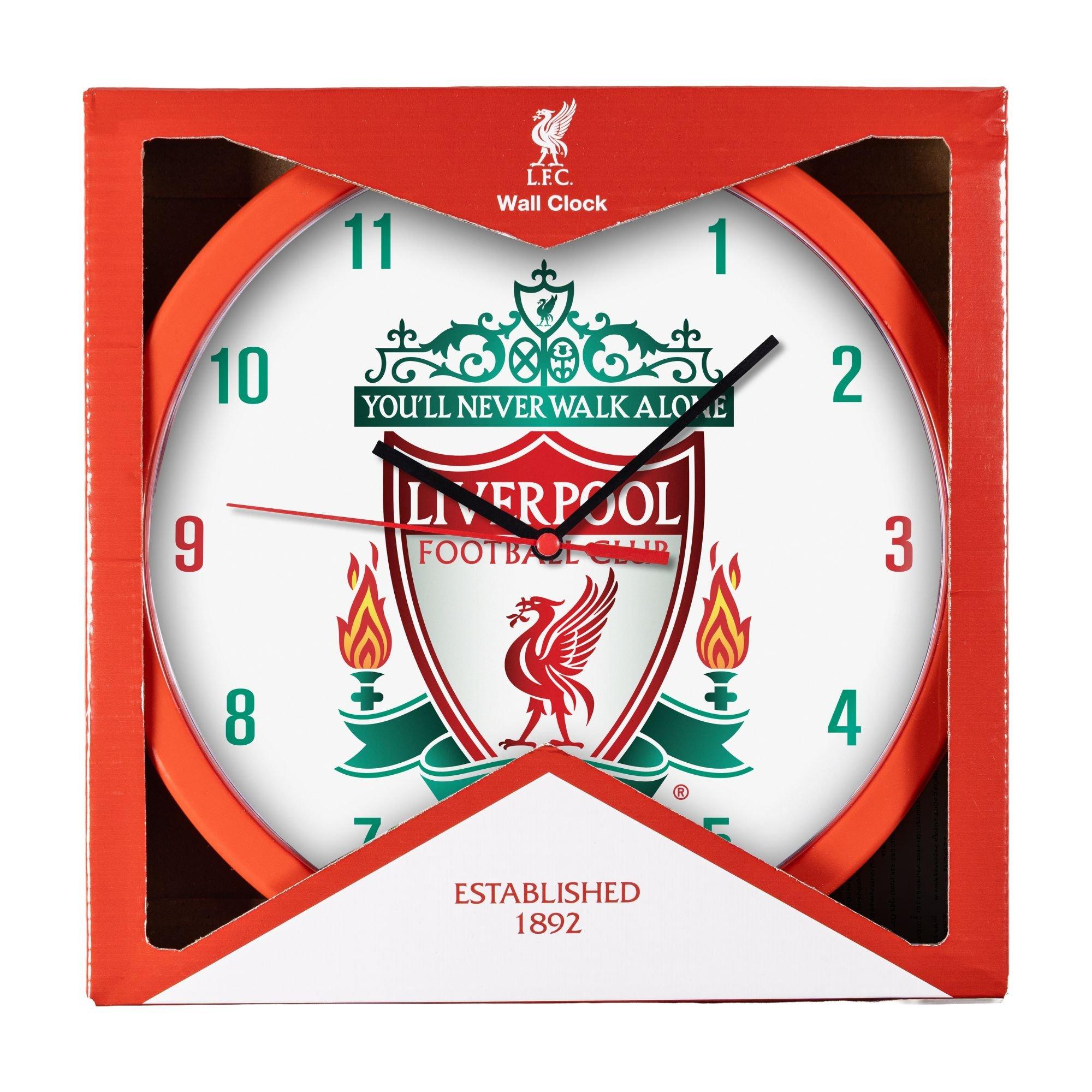 Red - Liverpool FC - Liverpool FC Red Wall Clock - 5
