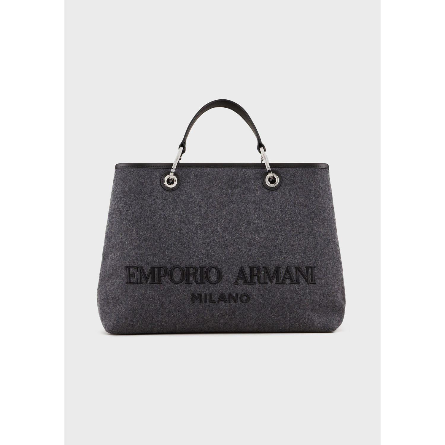 Grey - Emporio Armani - Shopping Bag