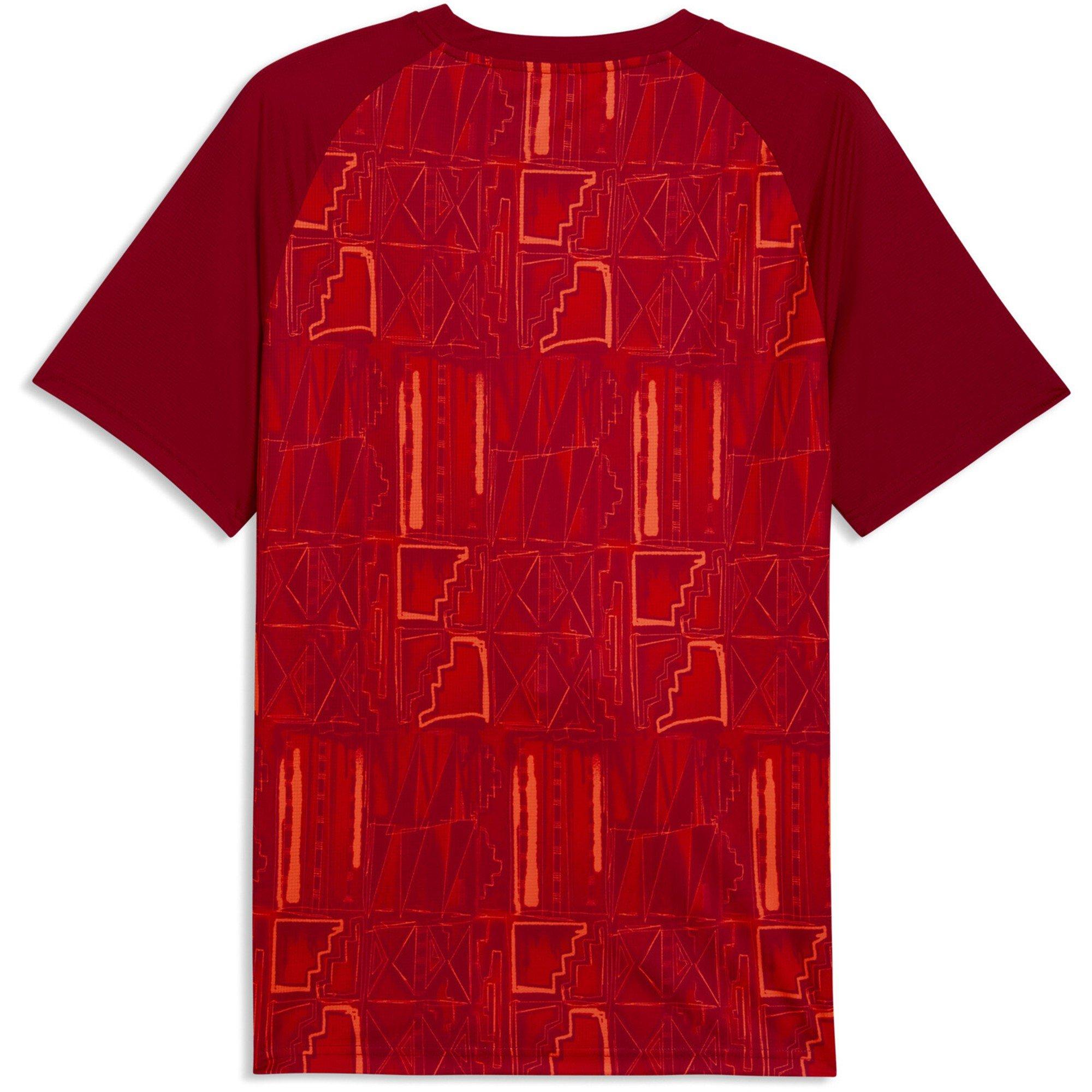 Rot/Grün - Puma - Men's Ghana Short Sleeve T-Shirt - 2