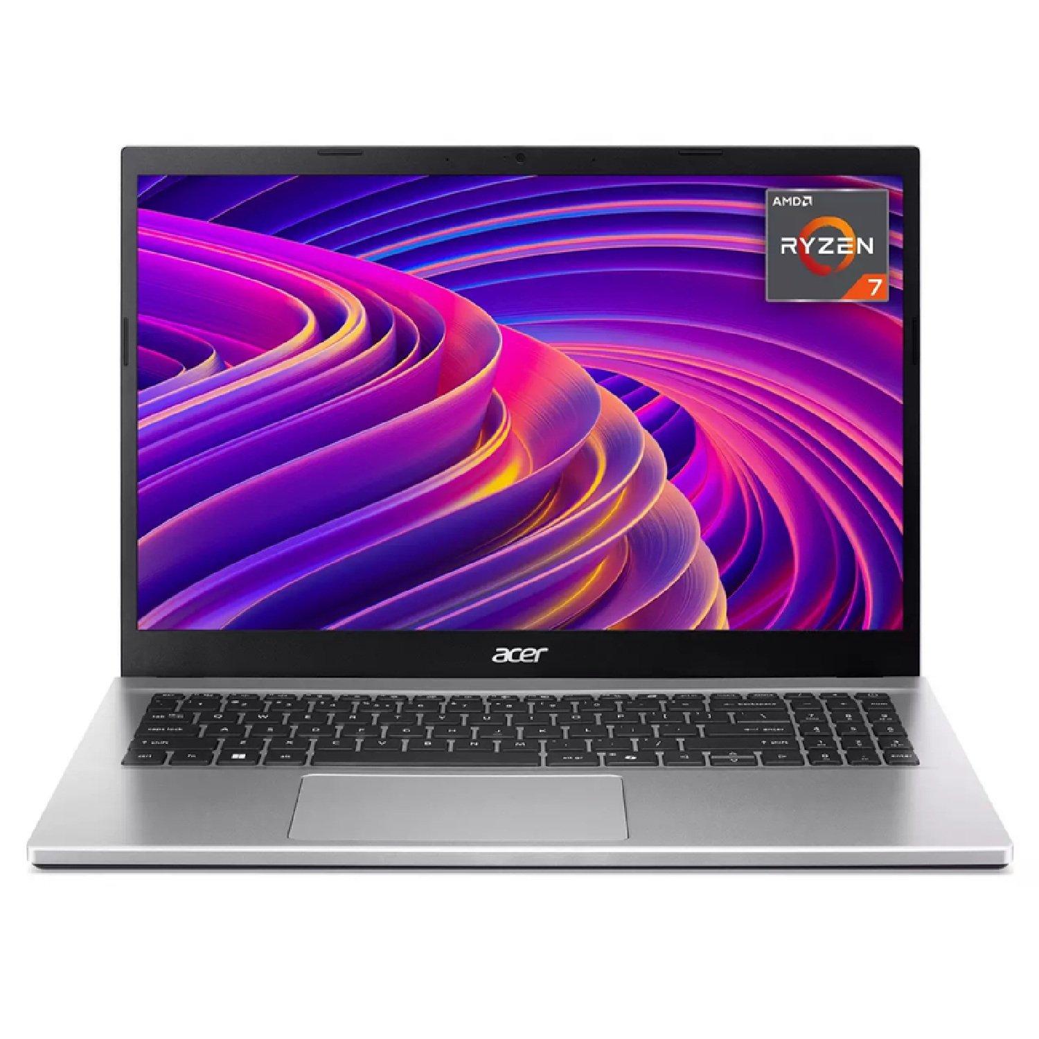 Silver - Acer - Aspire 15 Laptop Ryzen 7 16GB RAM 512GB Win 11 - 1