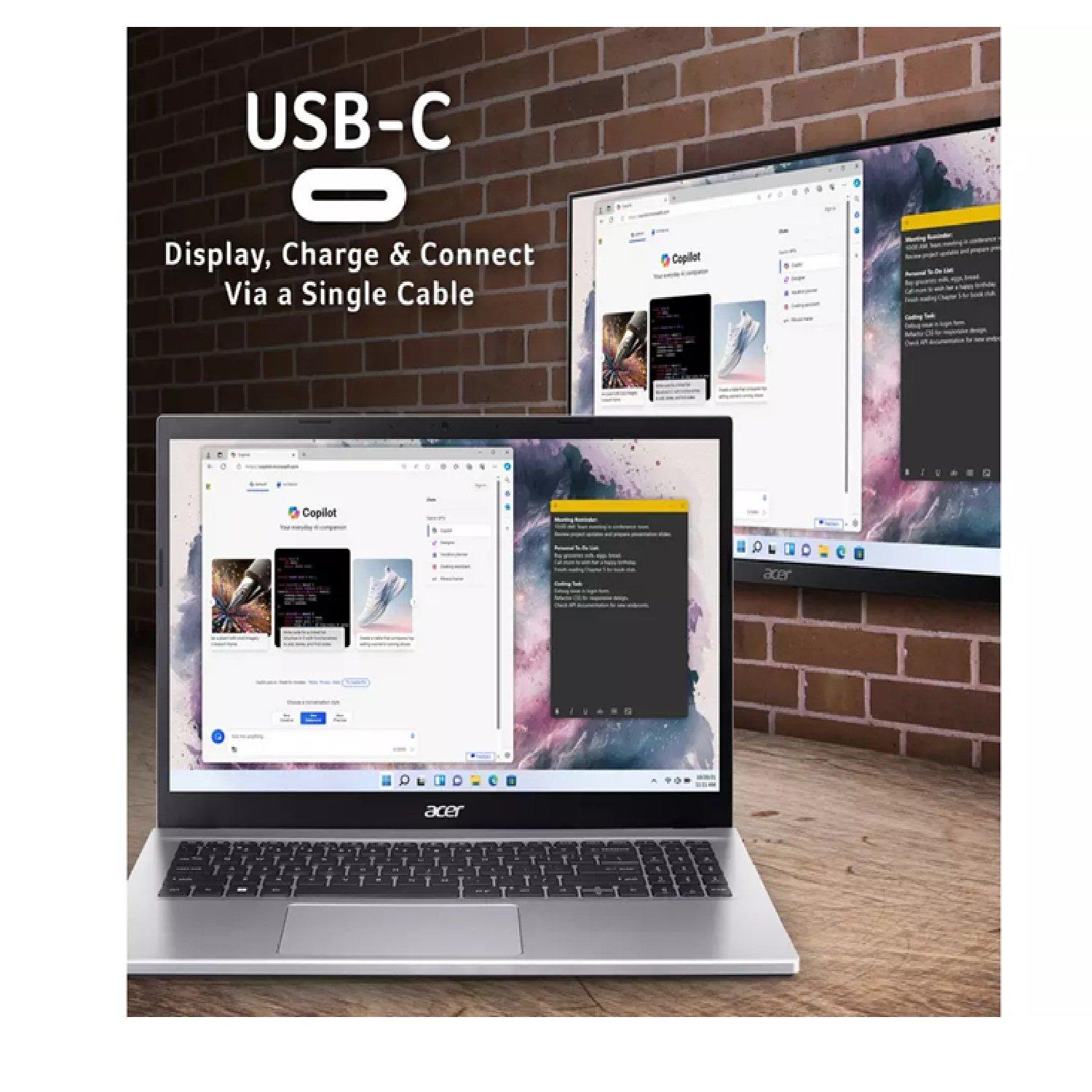 Silver - Acer - Aspire 15 Laptop Ryzen 7 16GB RAM 512GB Win 11 - 6