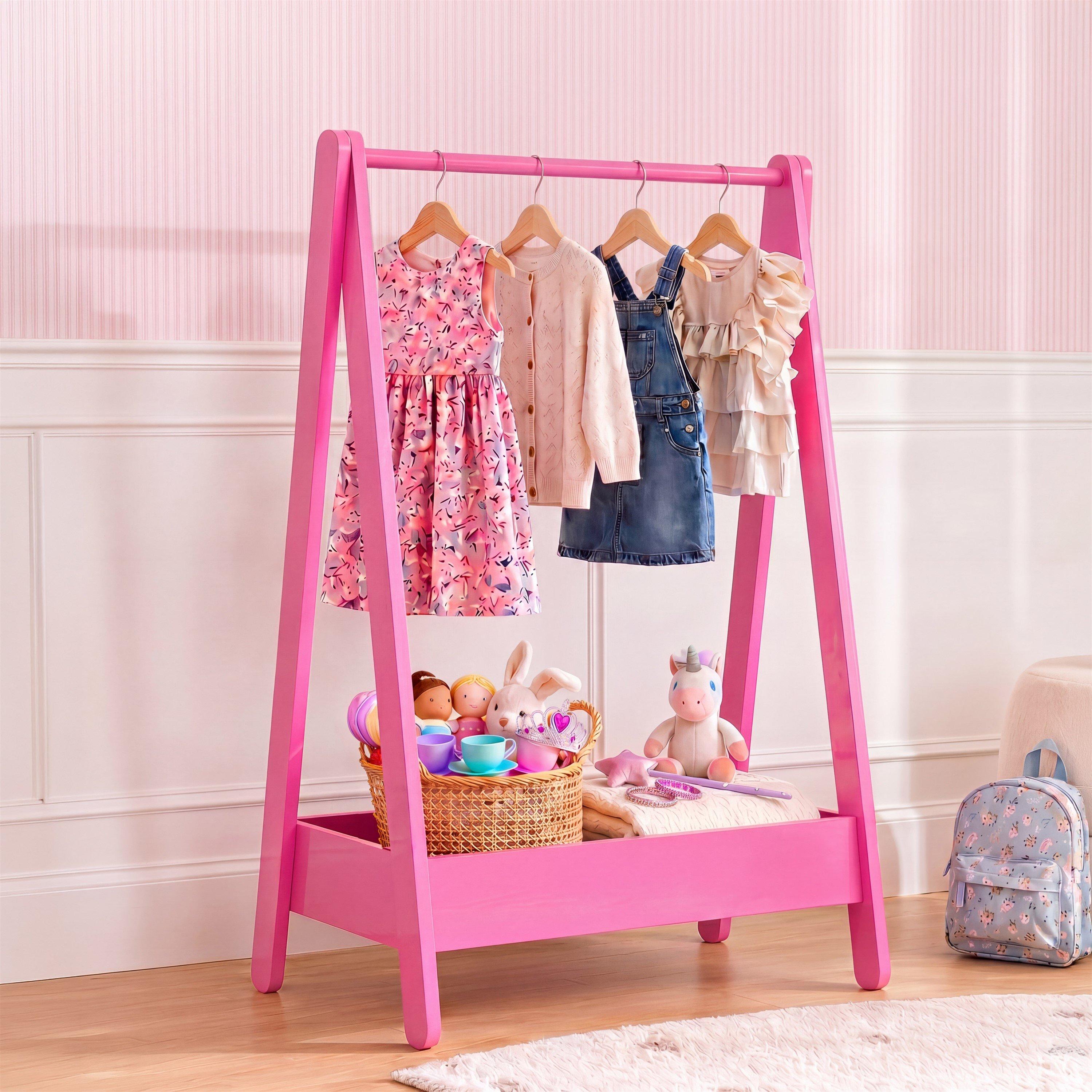 Junior Vida Kids Garment Clothes Rack Rail