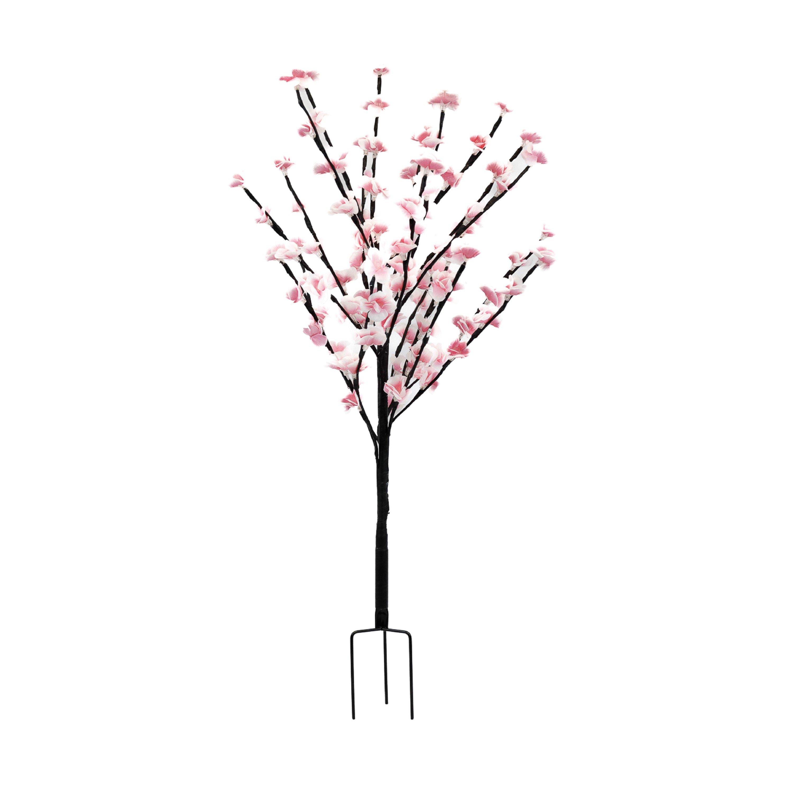 Pink/Purple - Streetwize - Solar Powered Blossom Tree Lights - 1