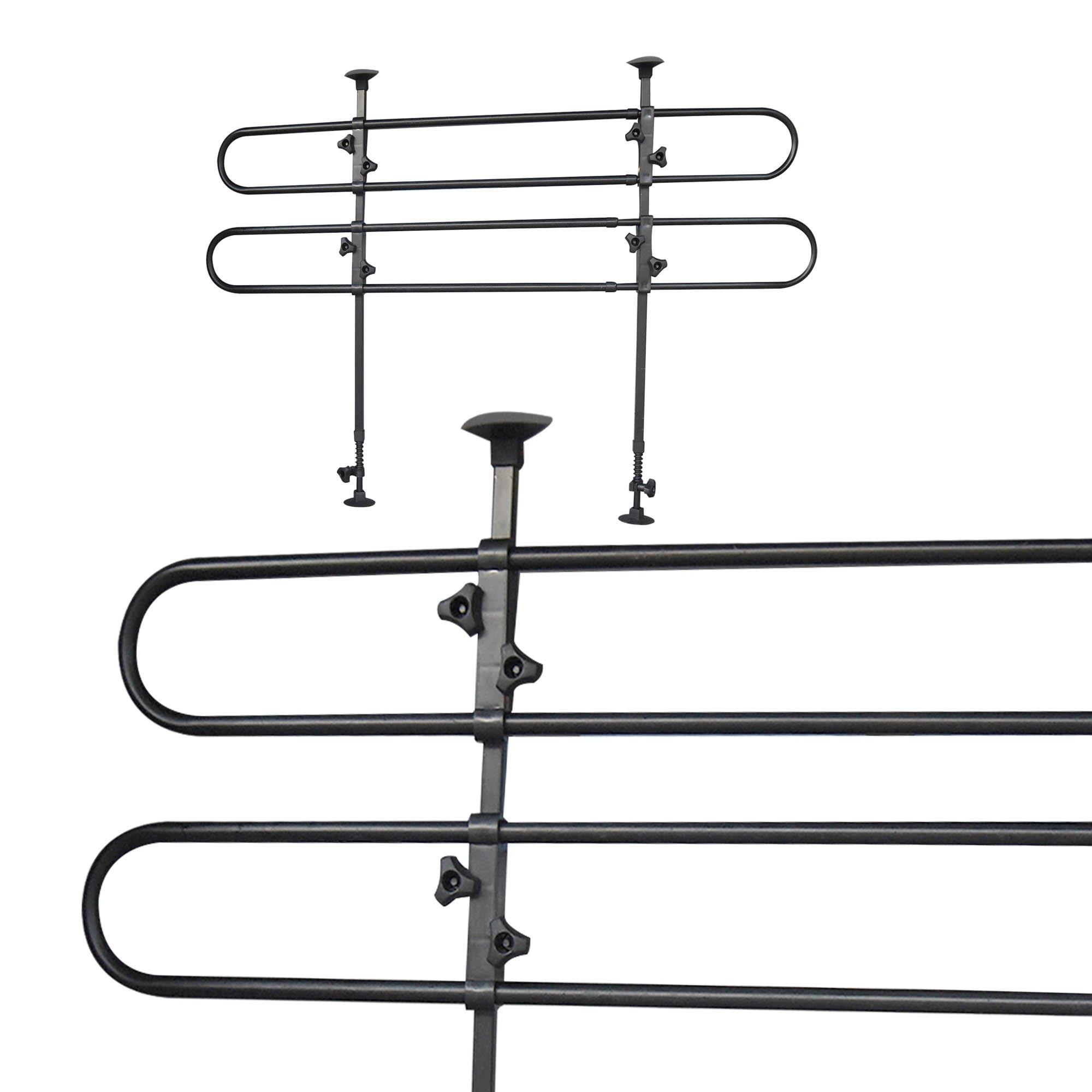 Black - Streetwize - Universal Heavy Duty Fully Adjustable Dog Guard - 1