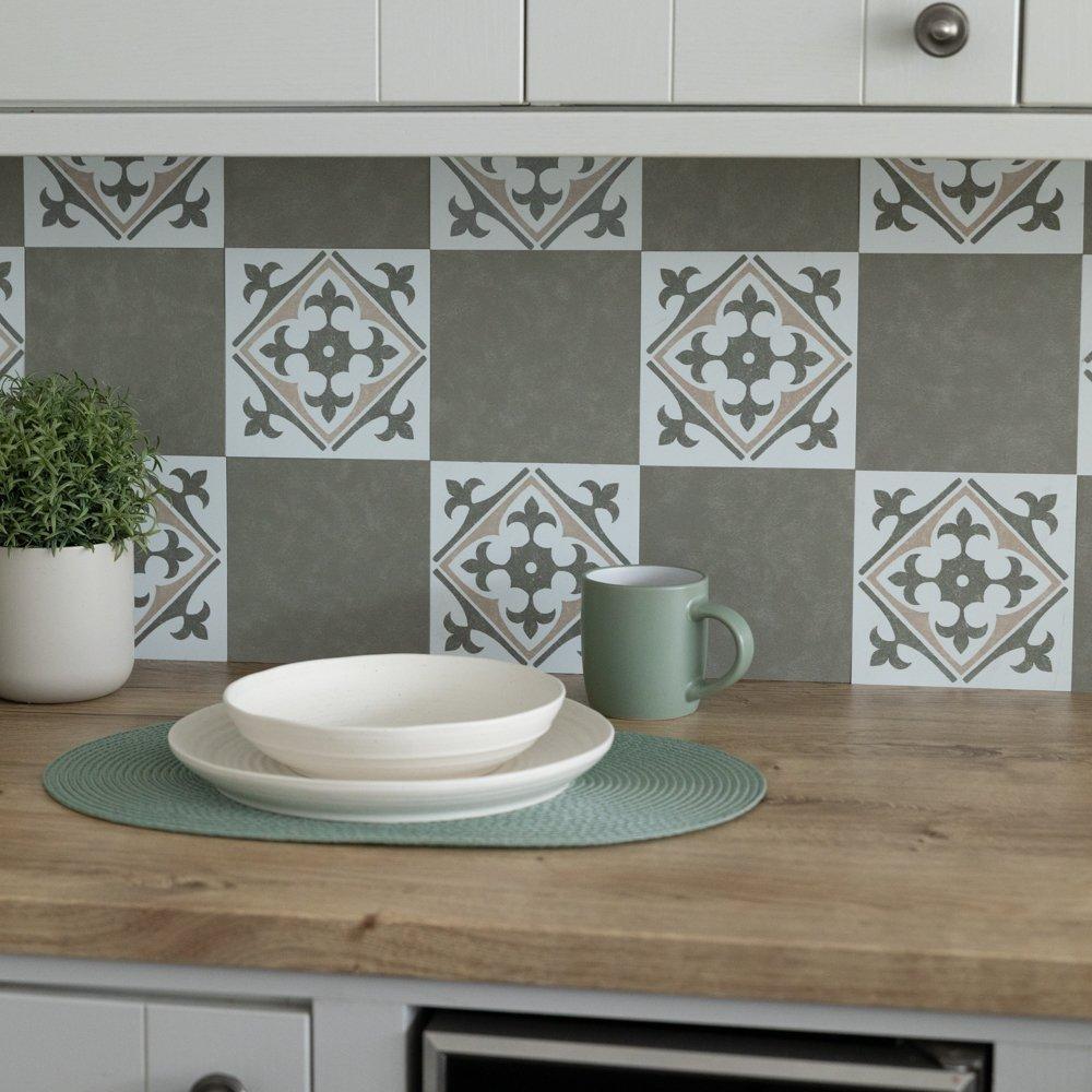 Natural - D C Fix - Self Adhesive Vinyl Wall Tiles Nadia Natural - 4