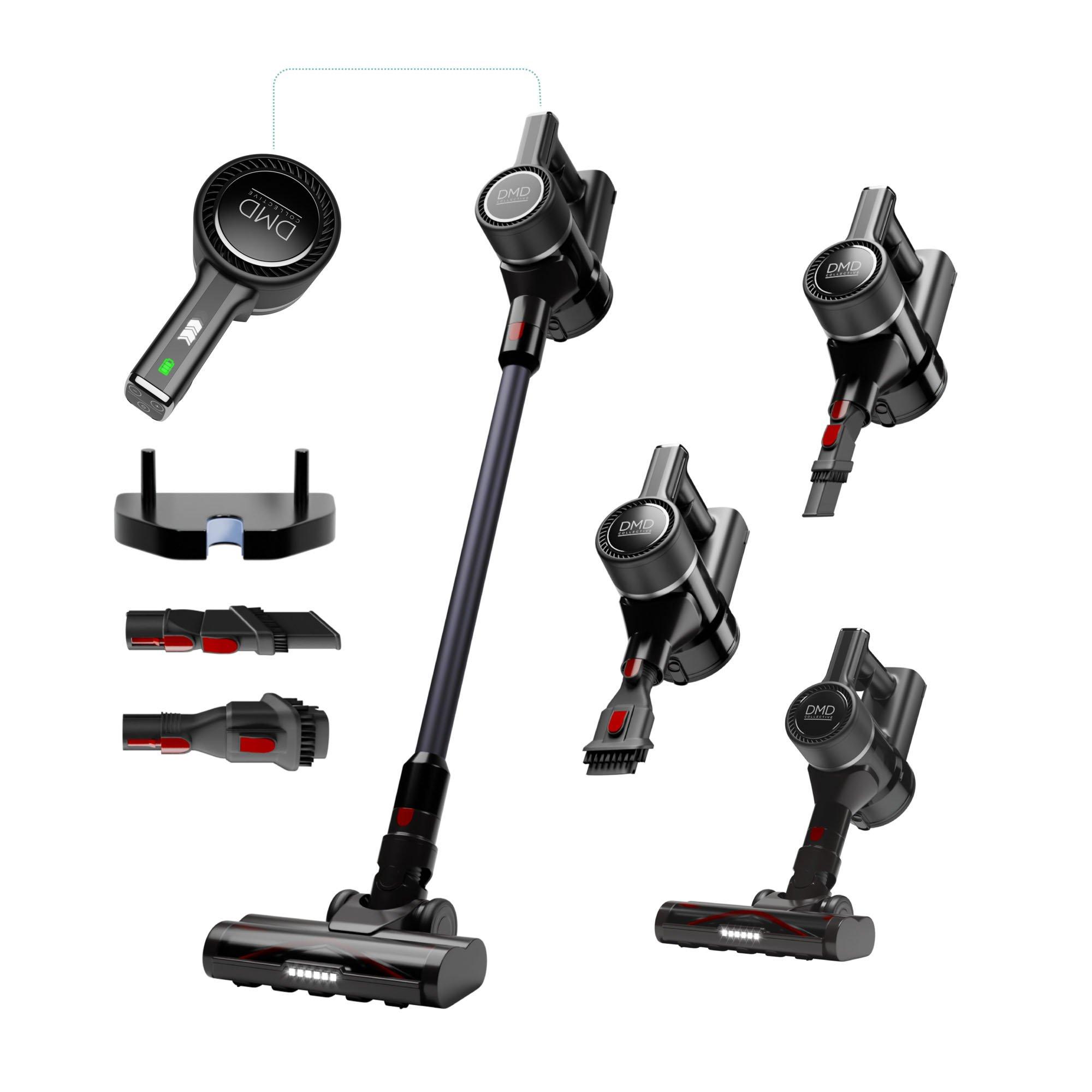 Black - DMD Collective - PowerPulse 3X Cordless Vacuum Cleaner –550W 45kPa - 1