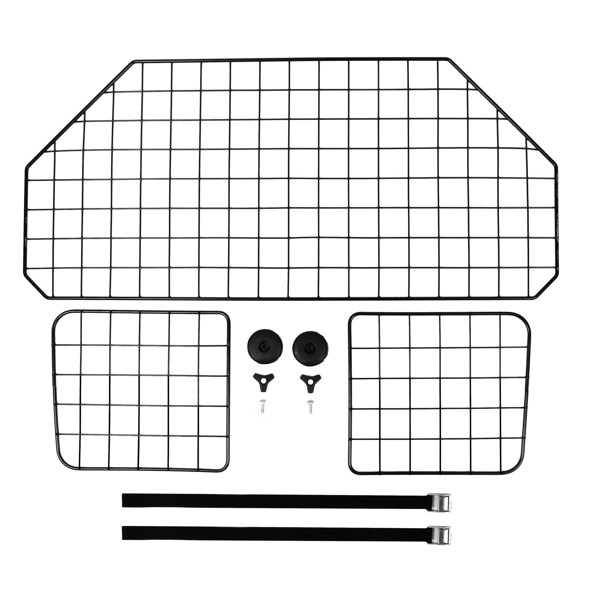 Black - Streetwize - Deluxe Head Rest Mount Mesh Dog Guard - 2