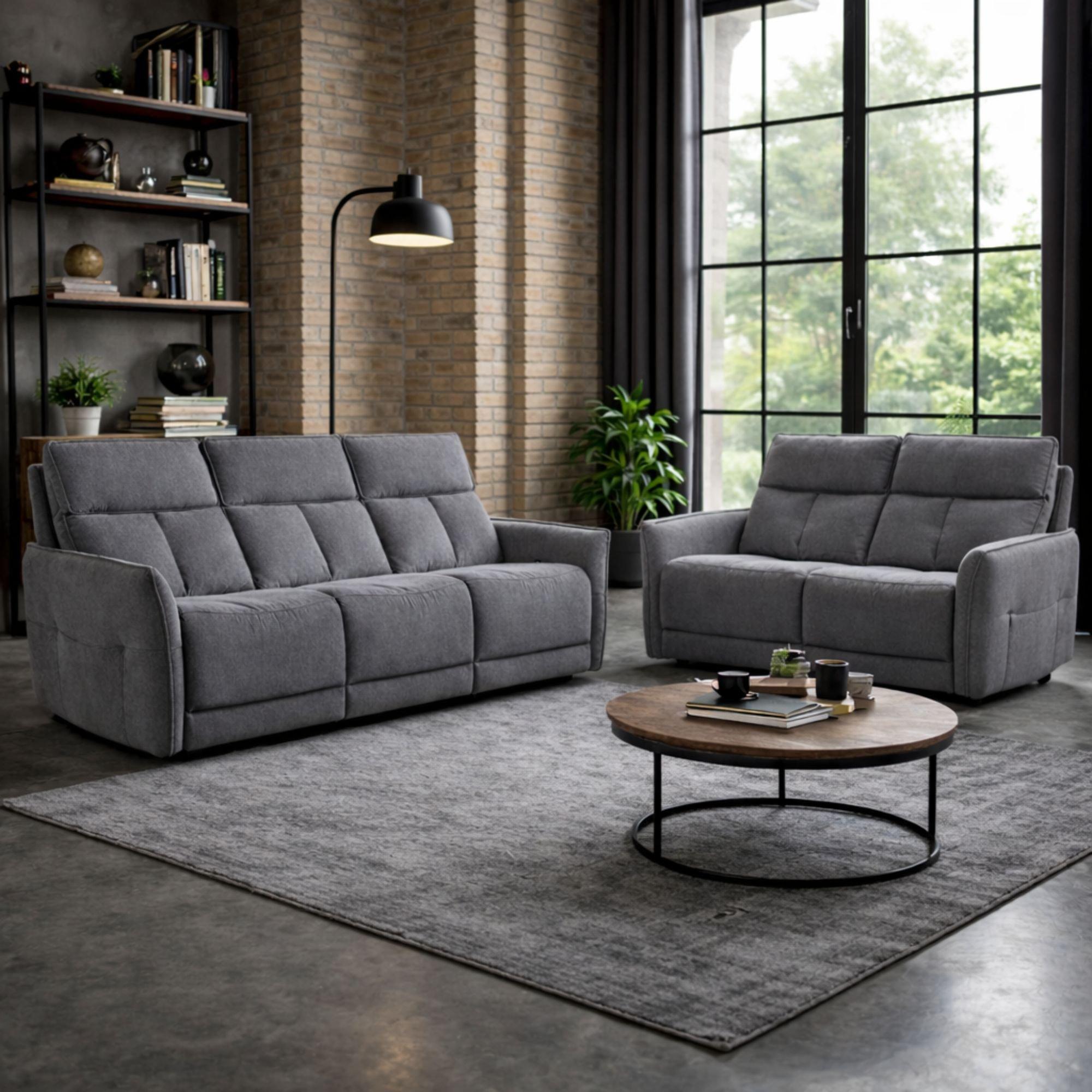 Twilight - Aspire - Grayson Fabric Upholstered Power Recliner 3 + 2 So - 1