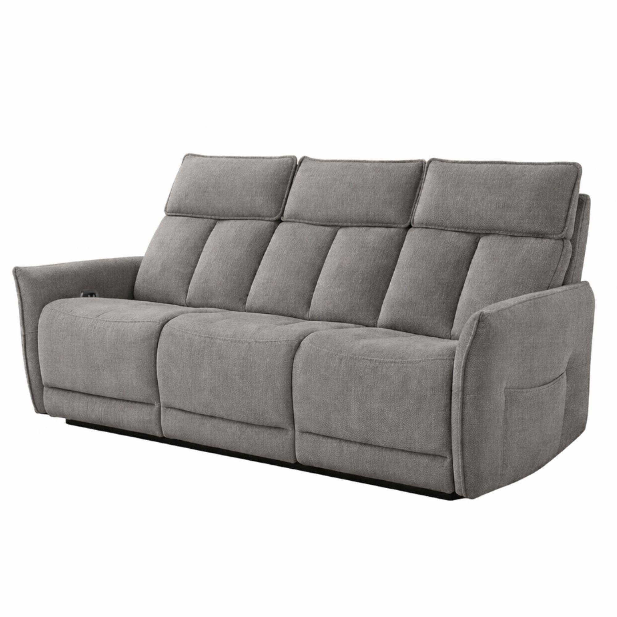 Twilight - Aspire - Grayson Fabric Upholstered Power Recliner 3 + 2 So - 5