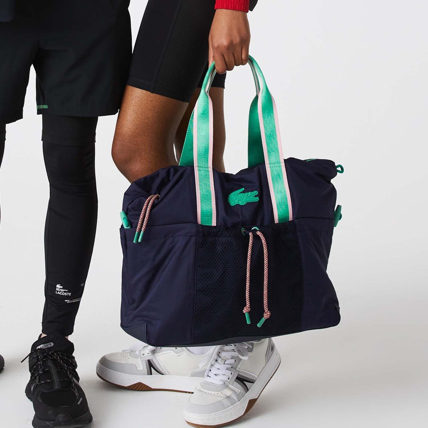 Blue - Lacoste - Large Sports Duffle Bag - 5