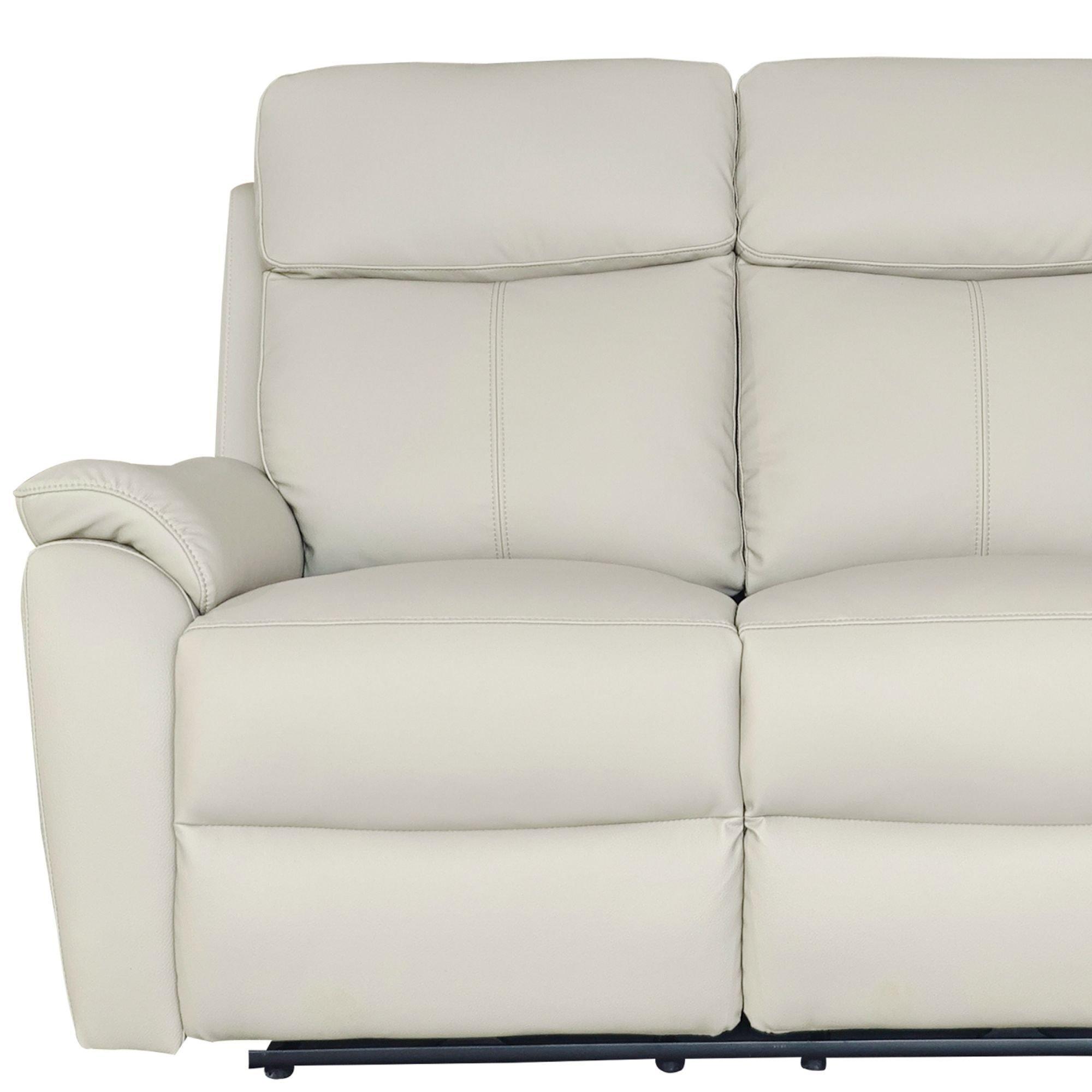 Pewter - Aspire - Kingsmere Corner Power Recliner Sofa in Leather - 7