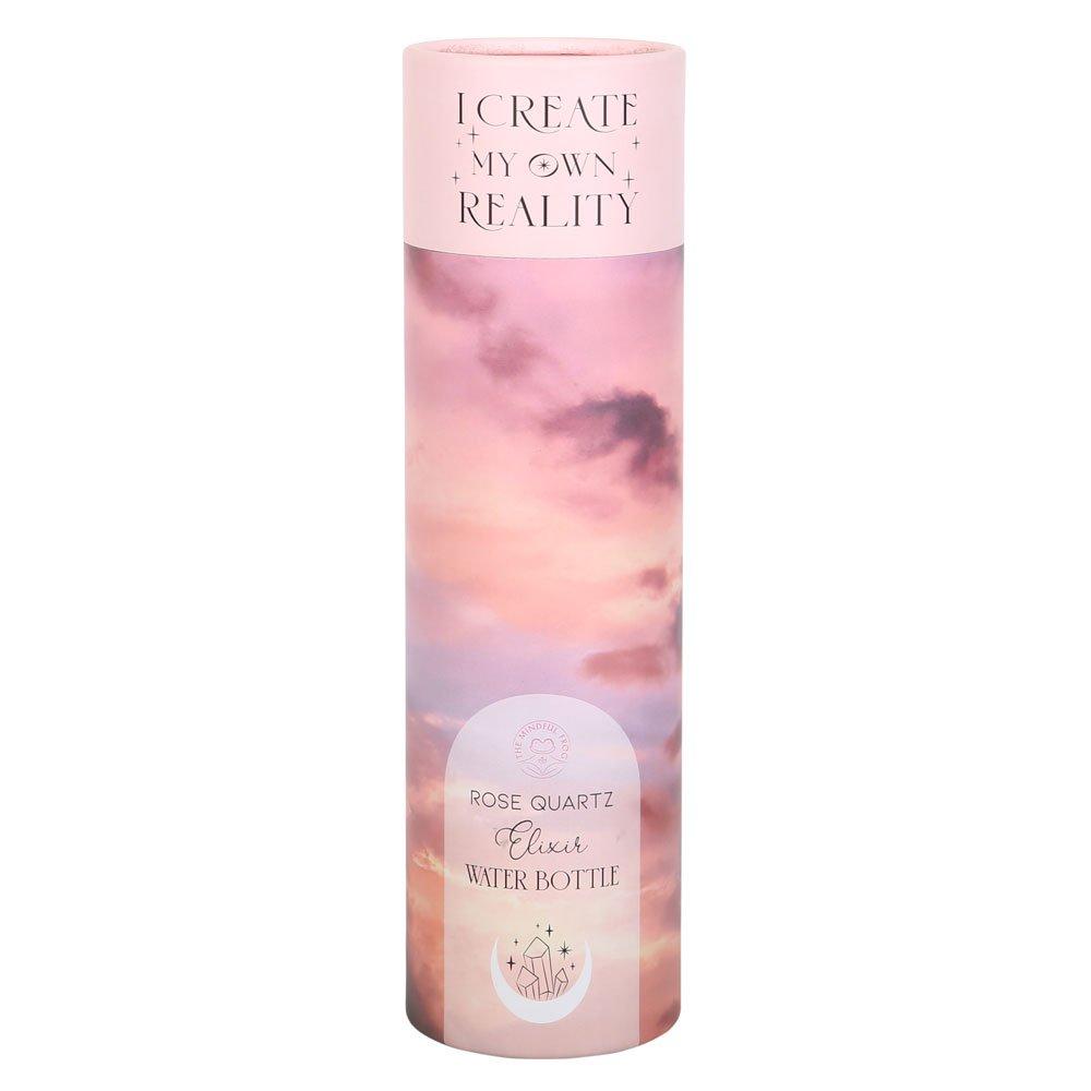 Clear - Something Different - Rose Quartz Create My Own Reality Glass Water Bott - 5