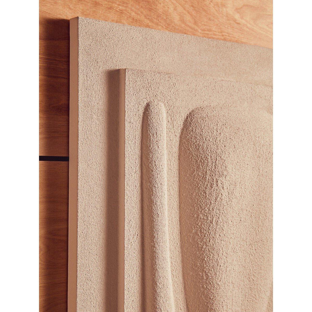 Cream - Fifty Five South - Astratto 3D Cream Wall Art - 3