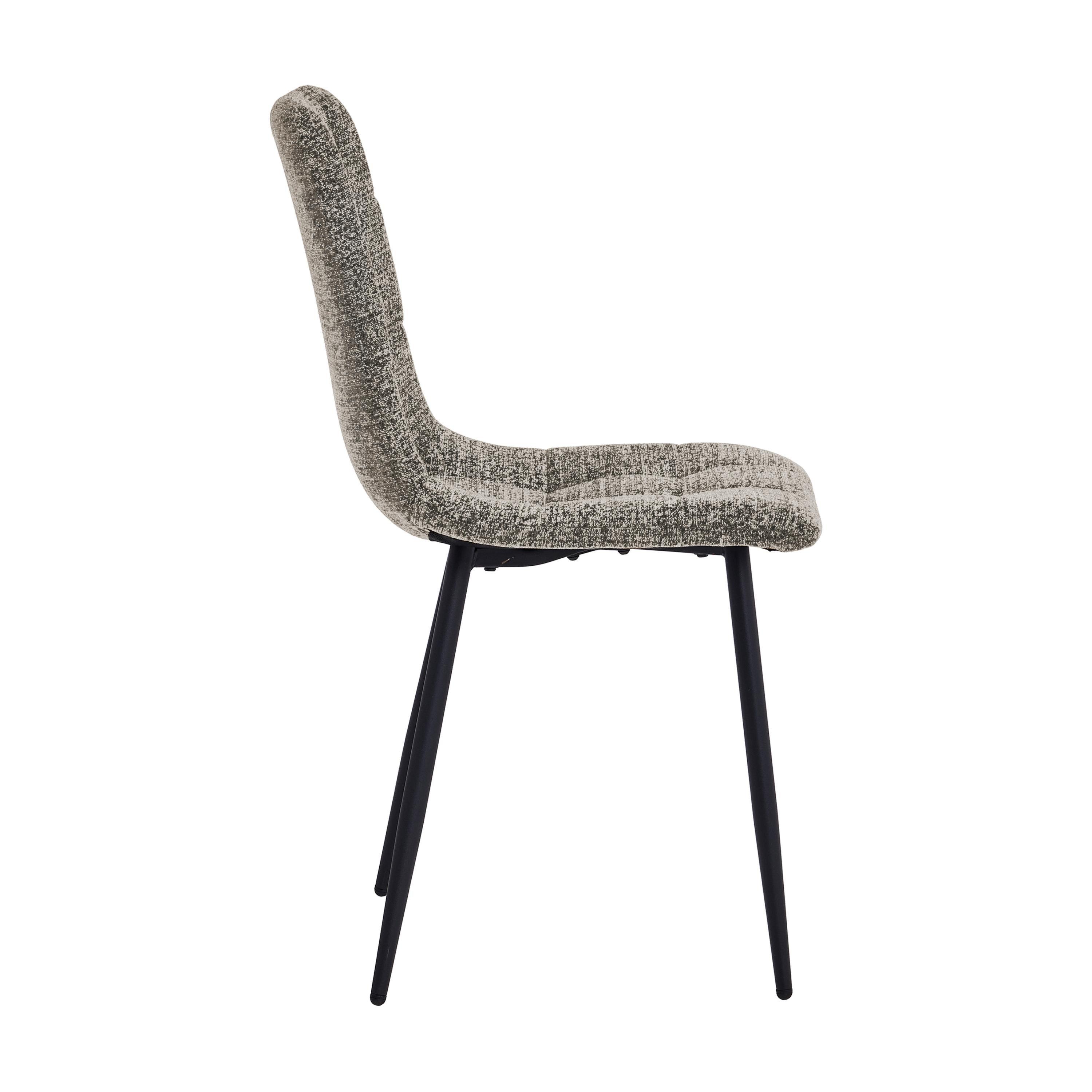Dark Grey - Shankar - Set of 4 Holbrook Woven Dining Chairs - 3