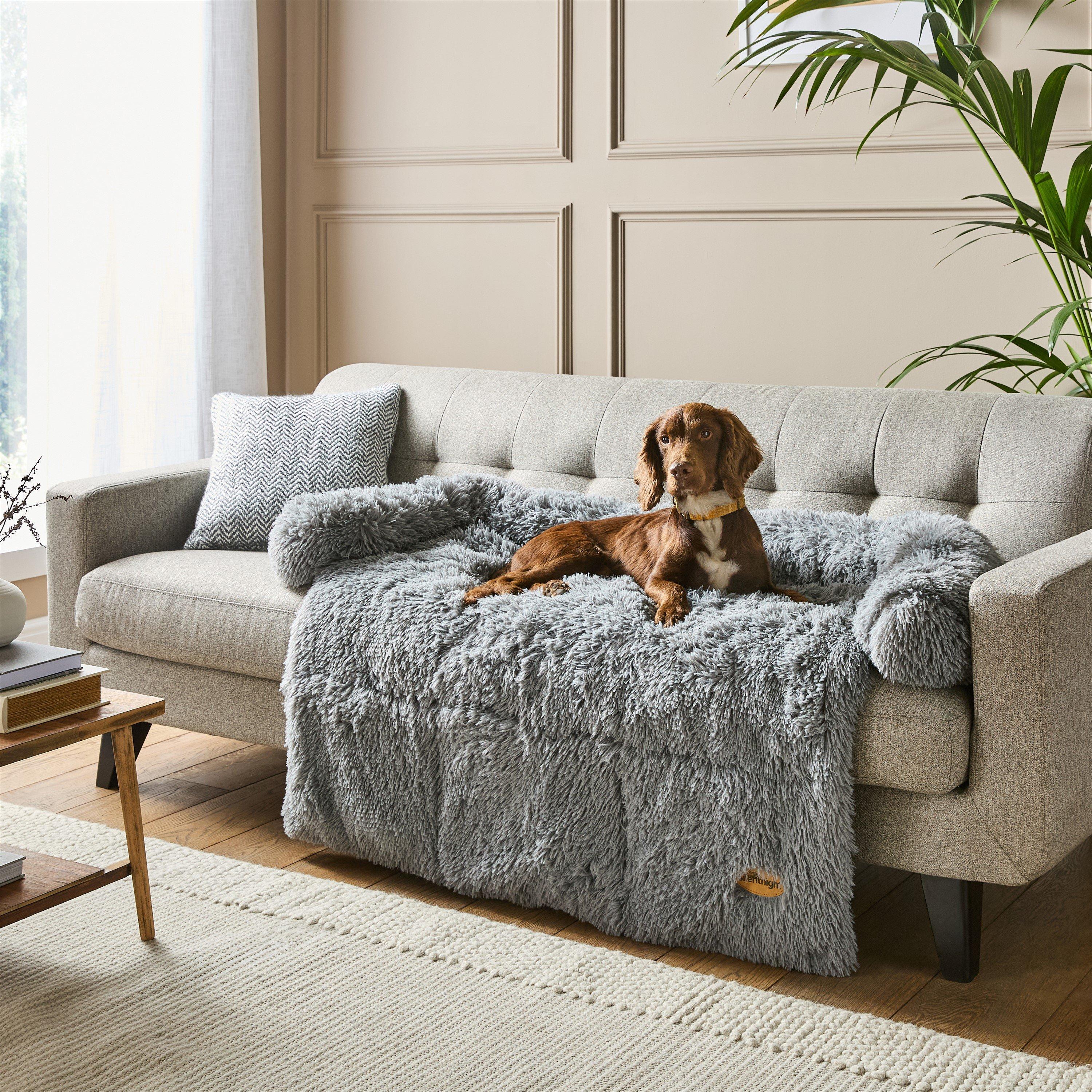 Grey - Silentnight - Calming Sofa Protector Pet Bed - 1