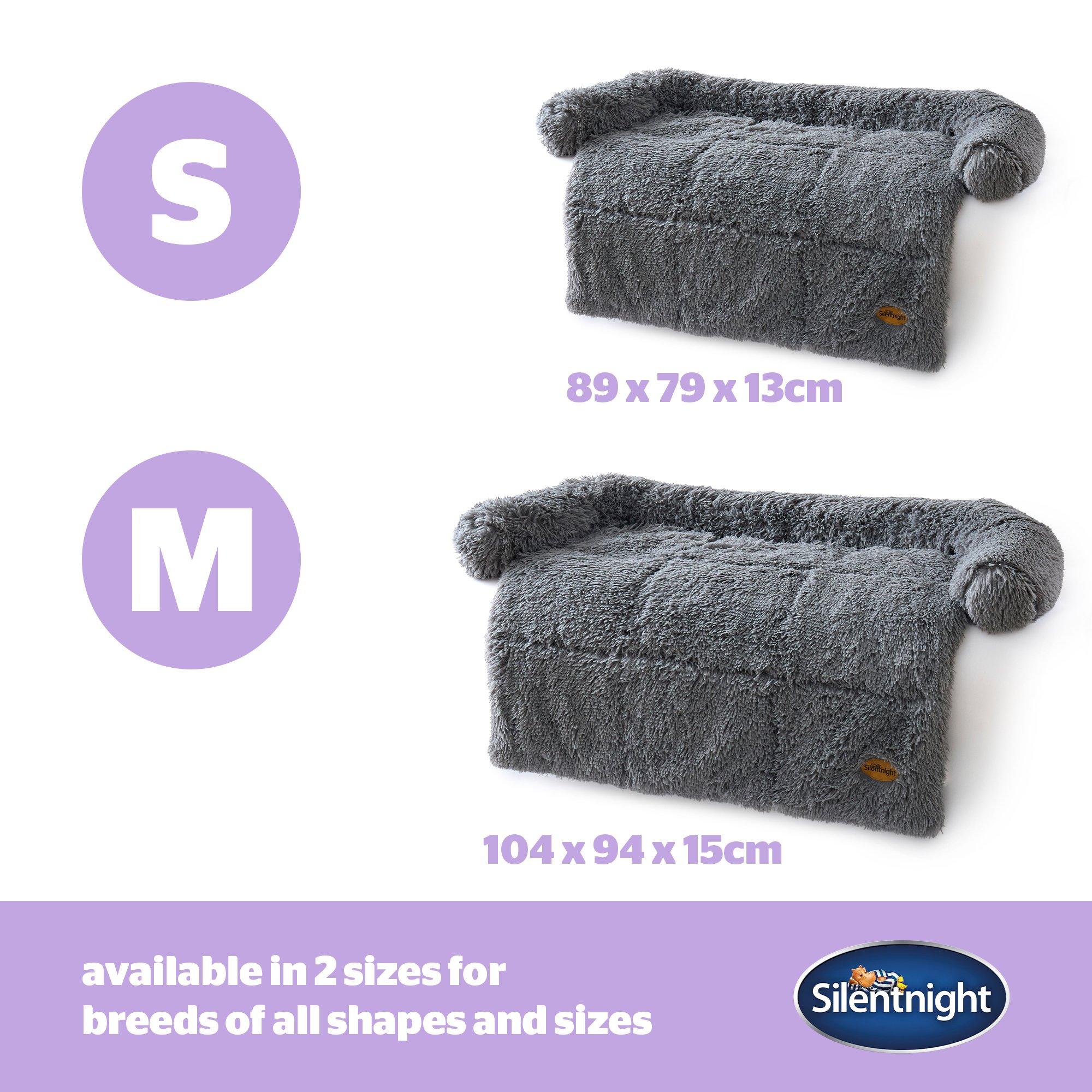 Grey - Silentnight - Silentnight Calming Sofa Protector Pet Bed - 6