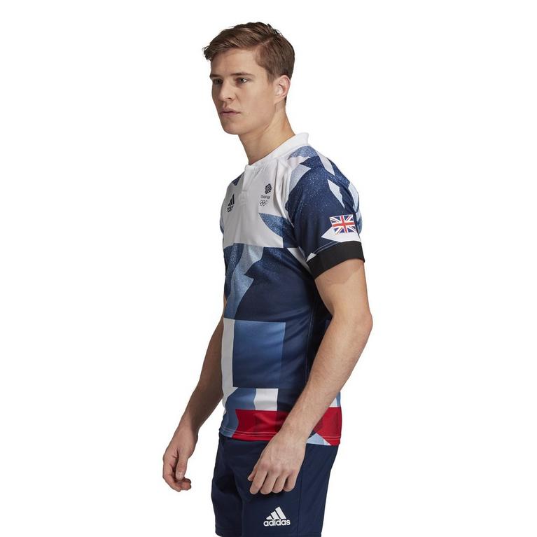 Wht/Blue/Red - adidas - Team GB Rugby 7's Jersey - 4