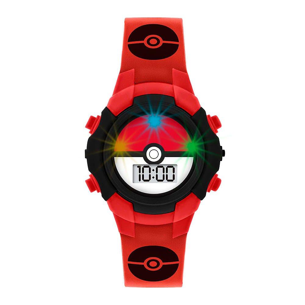 Accutime Pokemon Flashing Watch Red