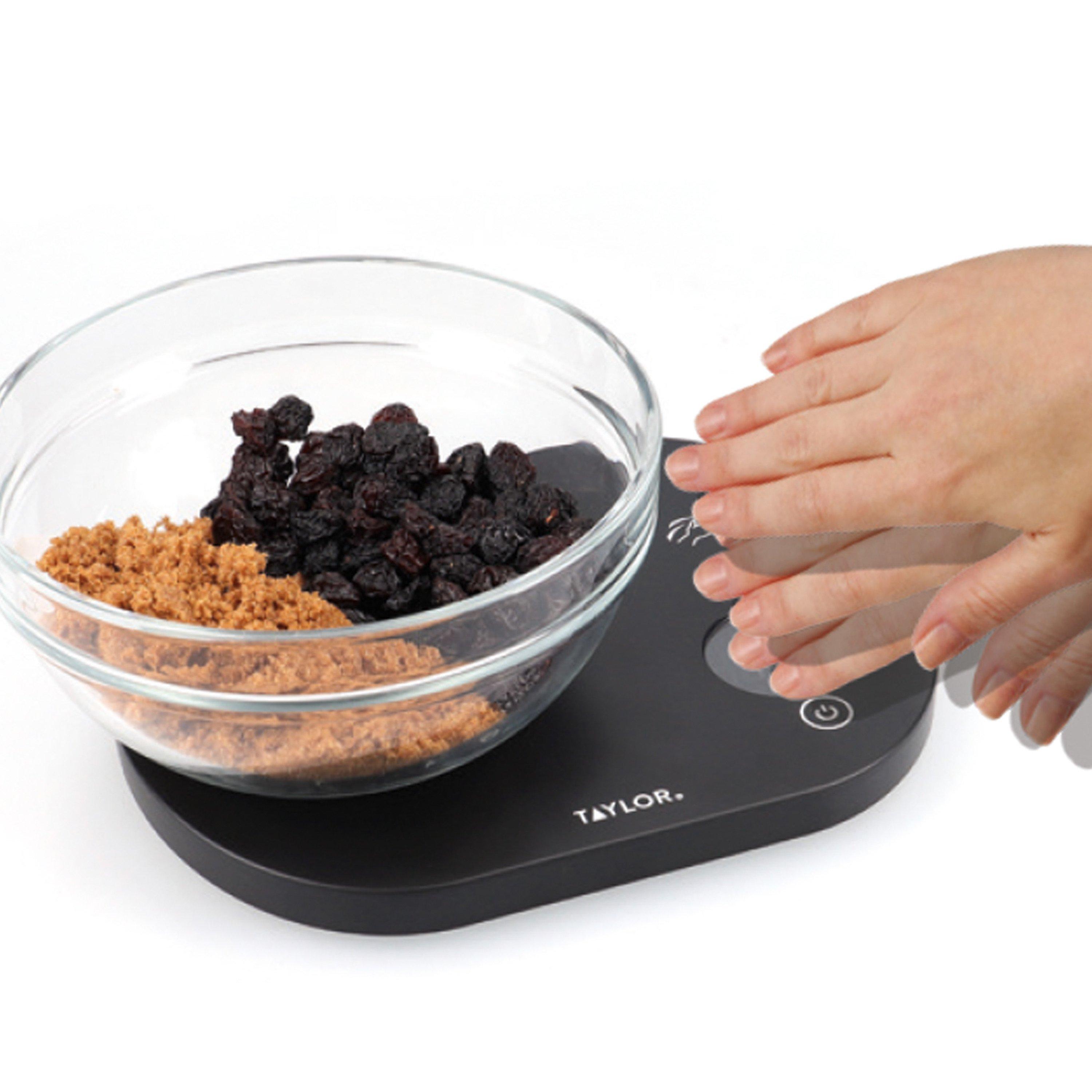 Black - Taylor - Taylor Pro Touchless Tare Digital Kitchen Scale - 3