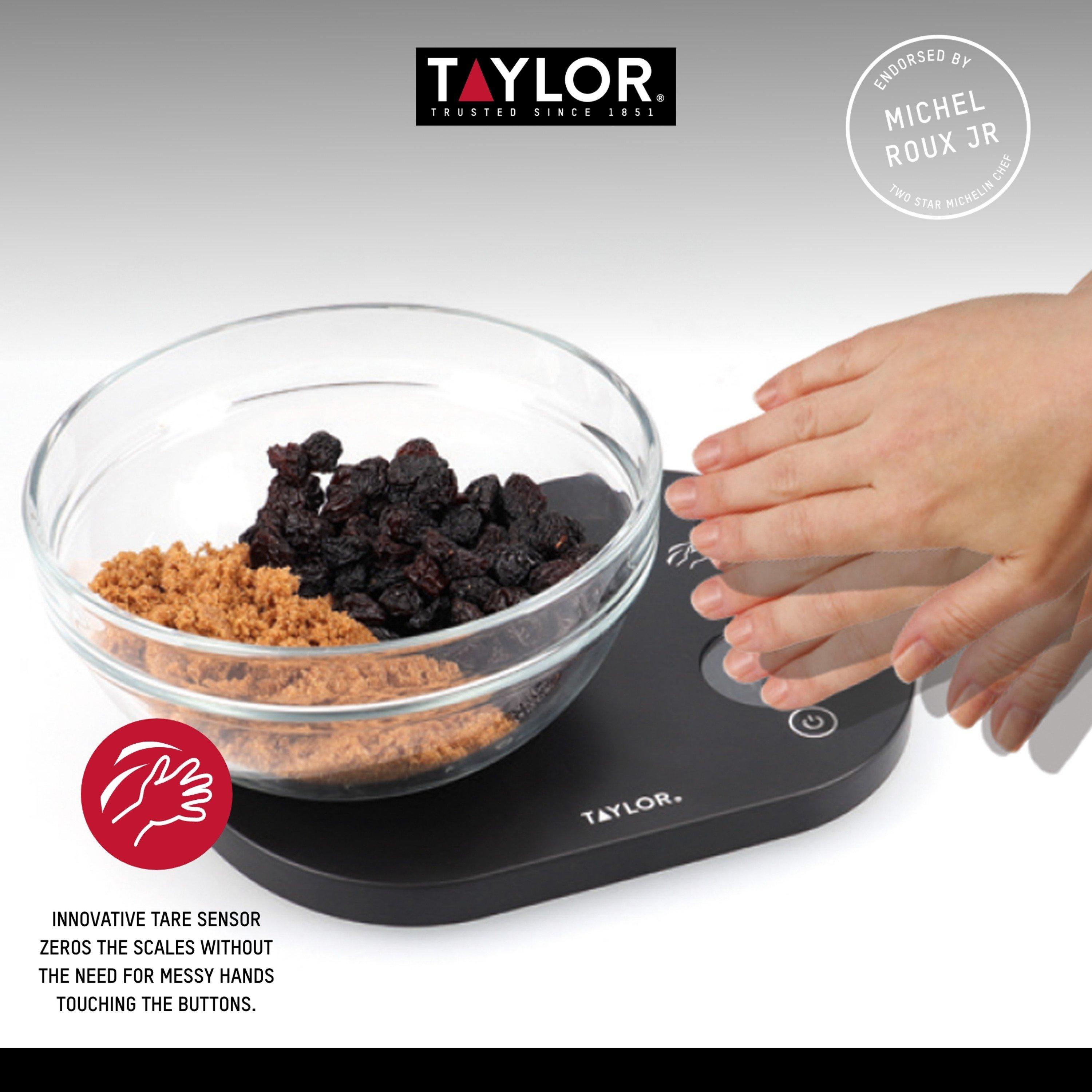 Black - Taylor - Taylor Pro Touchless Tare Digital Kitchen Scale - 5