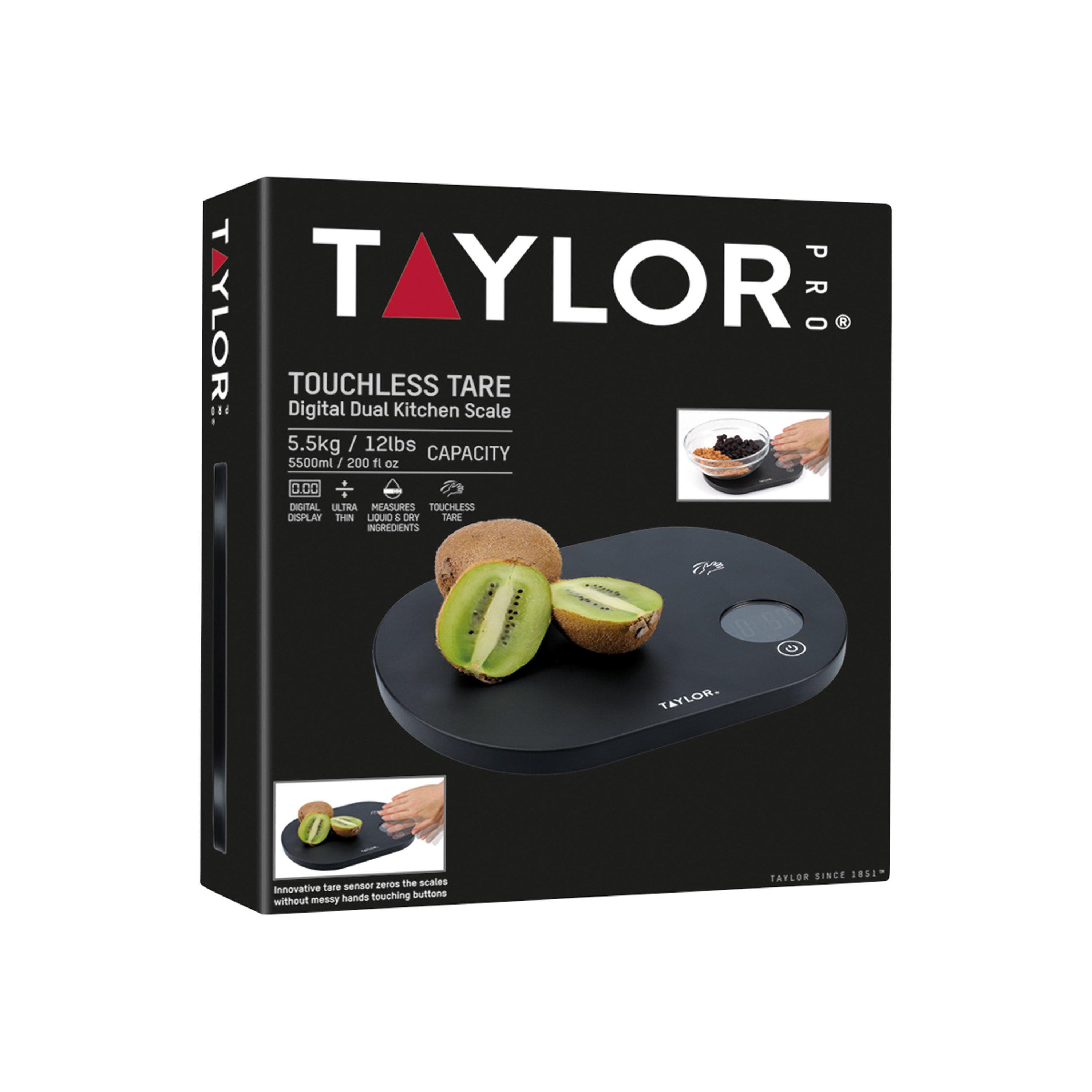 Black - Taylor - Taylor Pro Touchless Tare Digital Kitchen Scale - 6