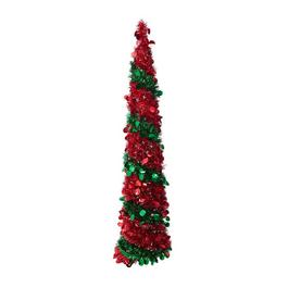 LIFE IDEAS 5ft Pop-Up Decorative Tinsel Tree