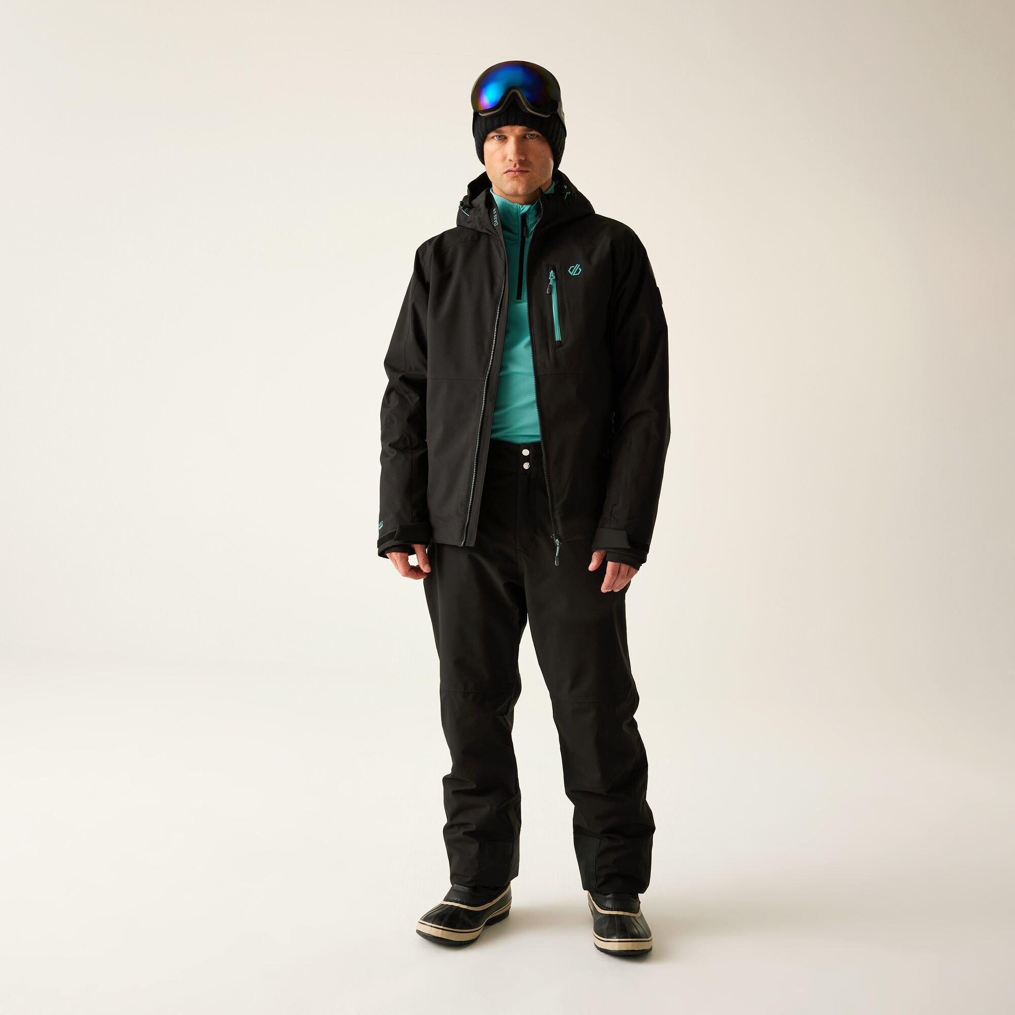 Black - Dare 2b - Achieve II Waterproof Ski Pant - 4