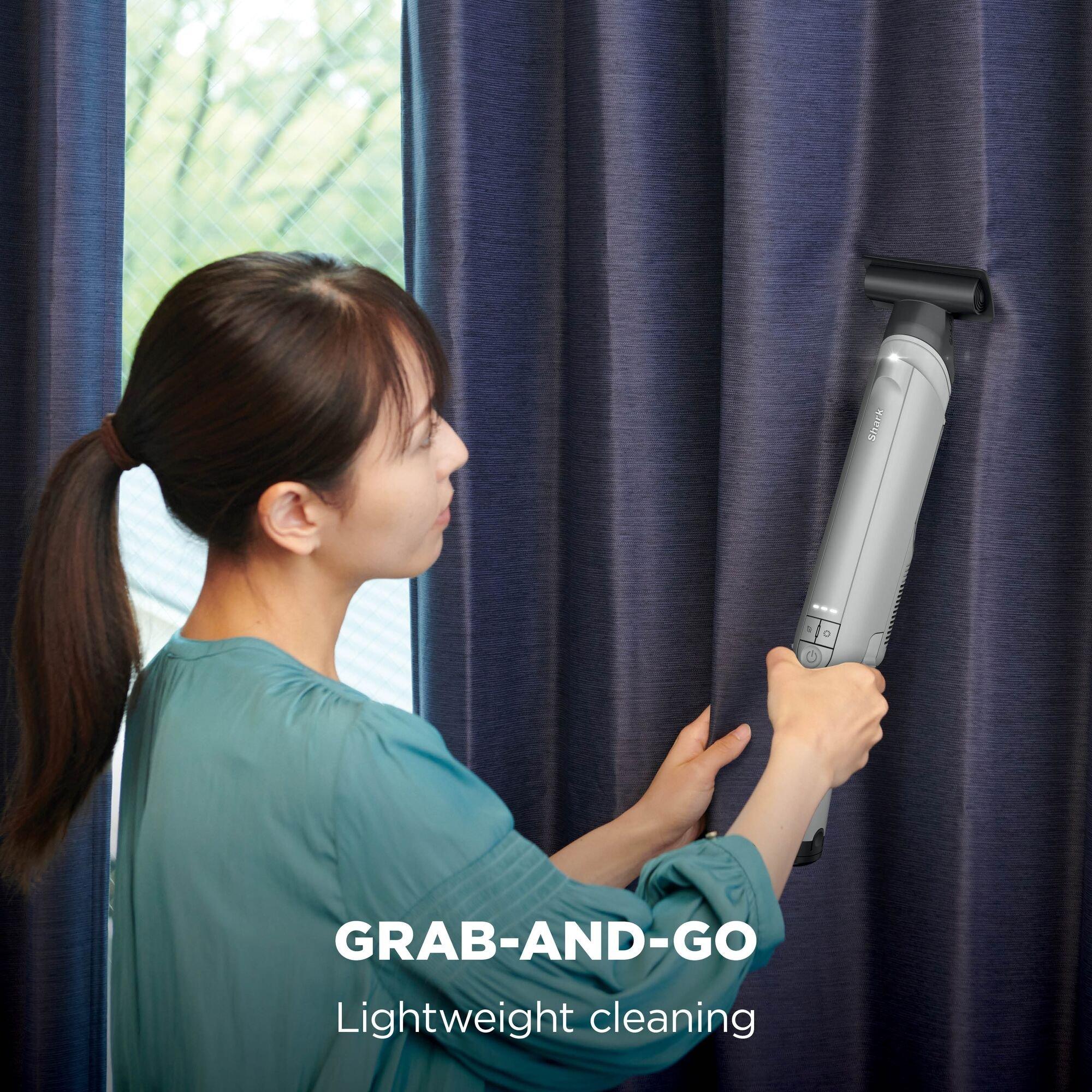 Stone Grey - Shark - WandVac Deluxe Pet Pro Cordless Handheld Vacuum - 9
