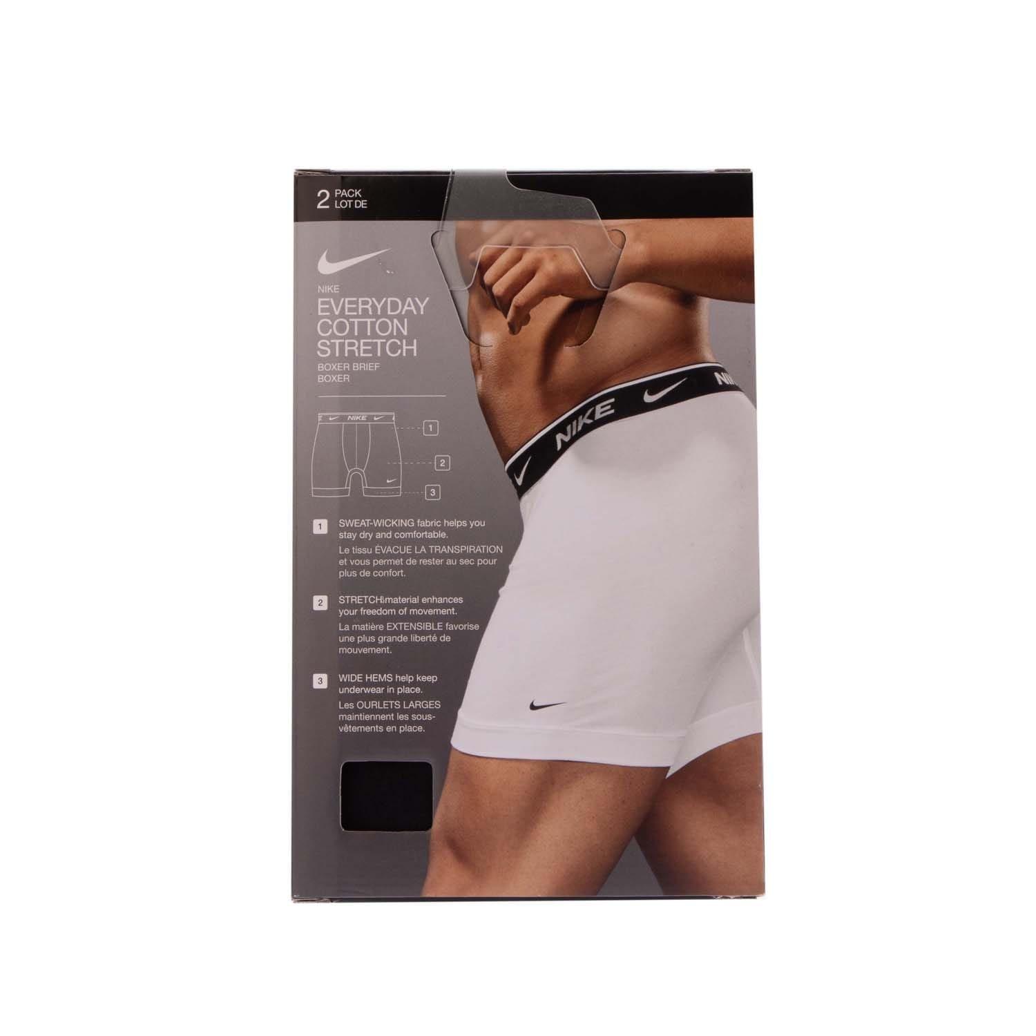Black - Nike - 2 Pack of Boxer Briefs - 2