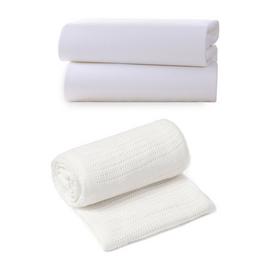 Clair De Lune Clair de Lune Cot Bed Sheets & Cellular Blanket