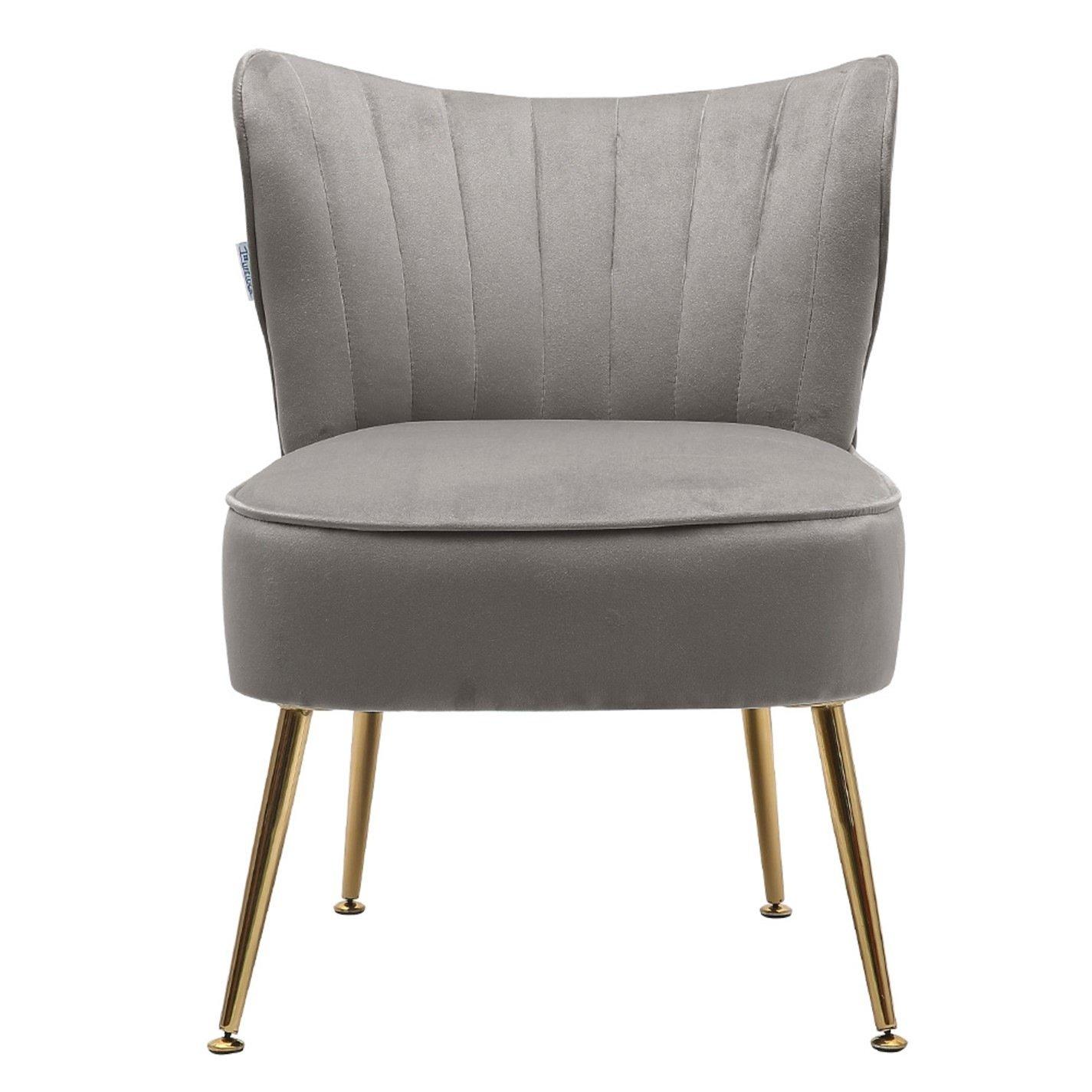 Grey - Kabinet UK - Modern Wingback Upholstered Chair Grey - 2