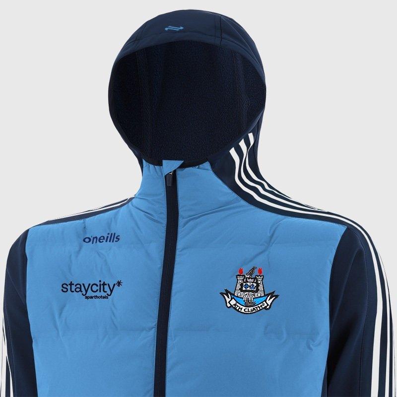 SKY/MNE/WHI - ONeills - Hydra Dublin Padded Hooded Showerproof Performance Training Jacket - 3