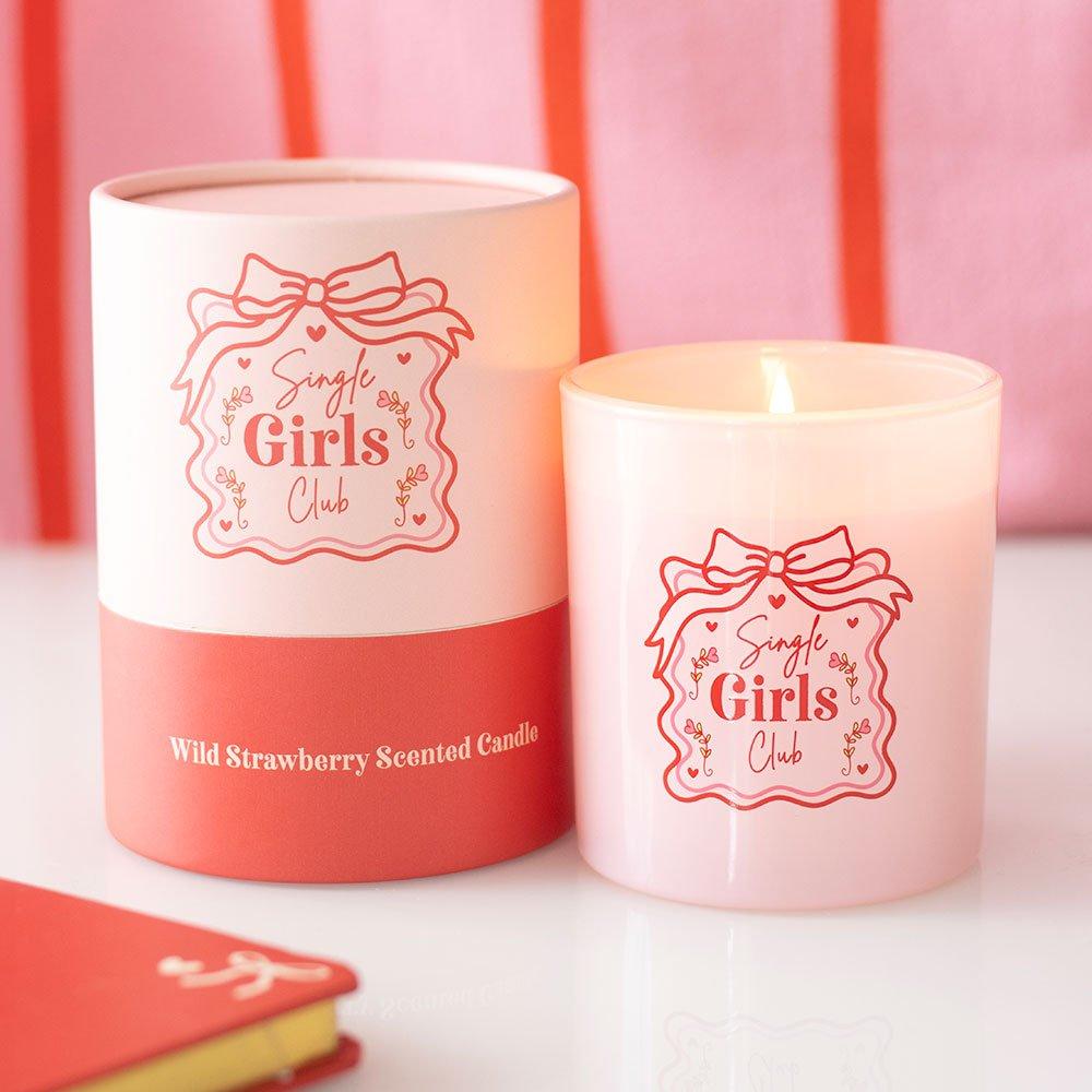 White - Something Different - Single Girls Club Wild Strawberry Candle - 1