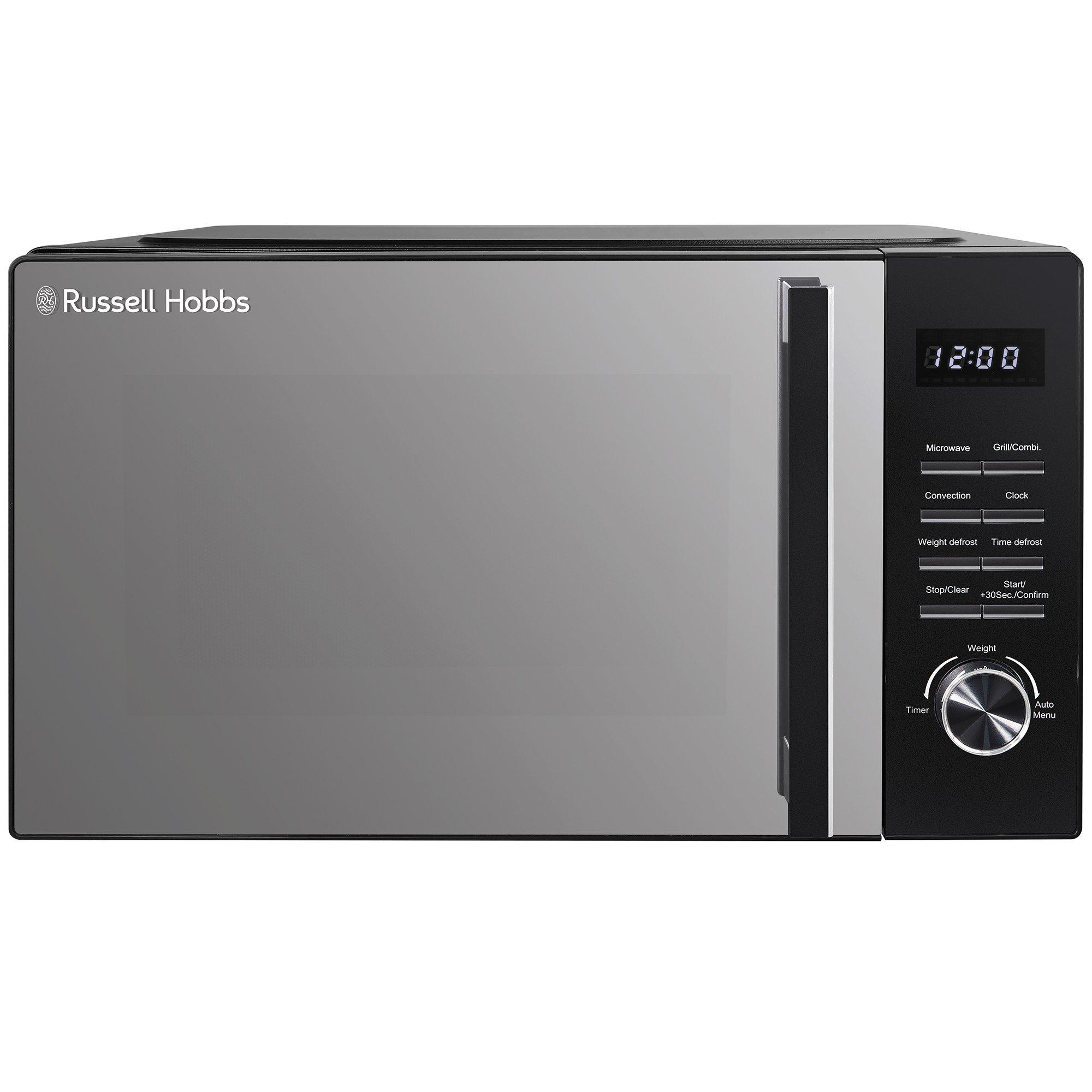 Russell Hobbs Combination Microwave Oven & Grill 23L 900W 10 Auto Menus RHM2366B in Black - Image 6