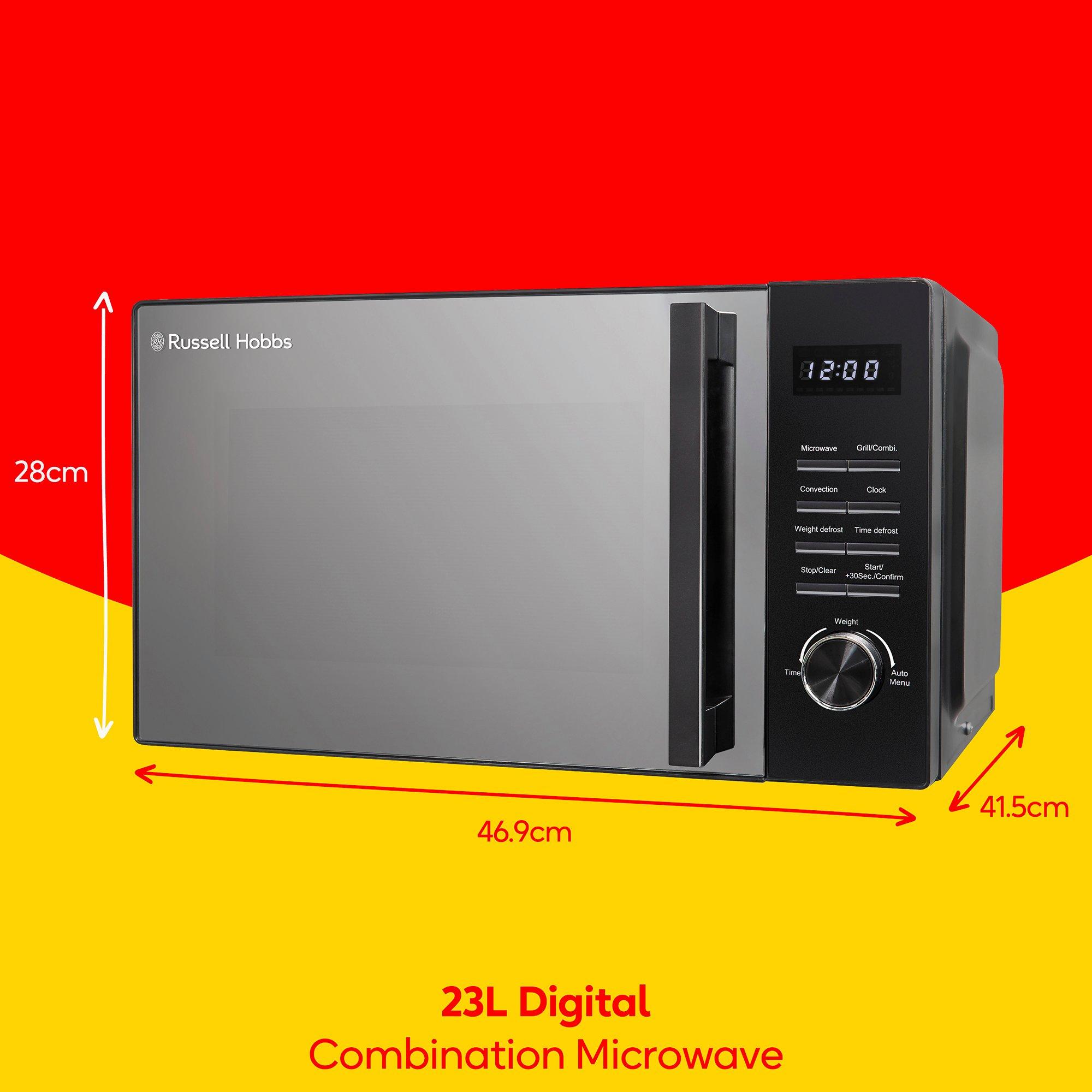 Black - Russell Hobbs - Russell Hobbs RHM2366B 23L Digital Combination Mic - 2