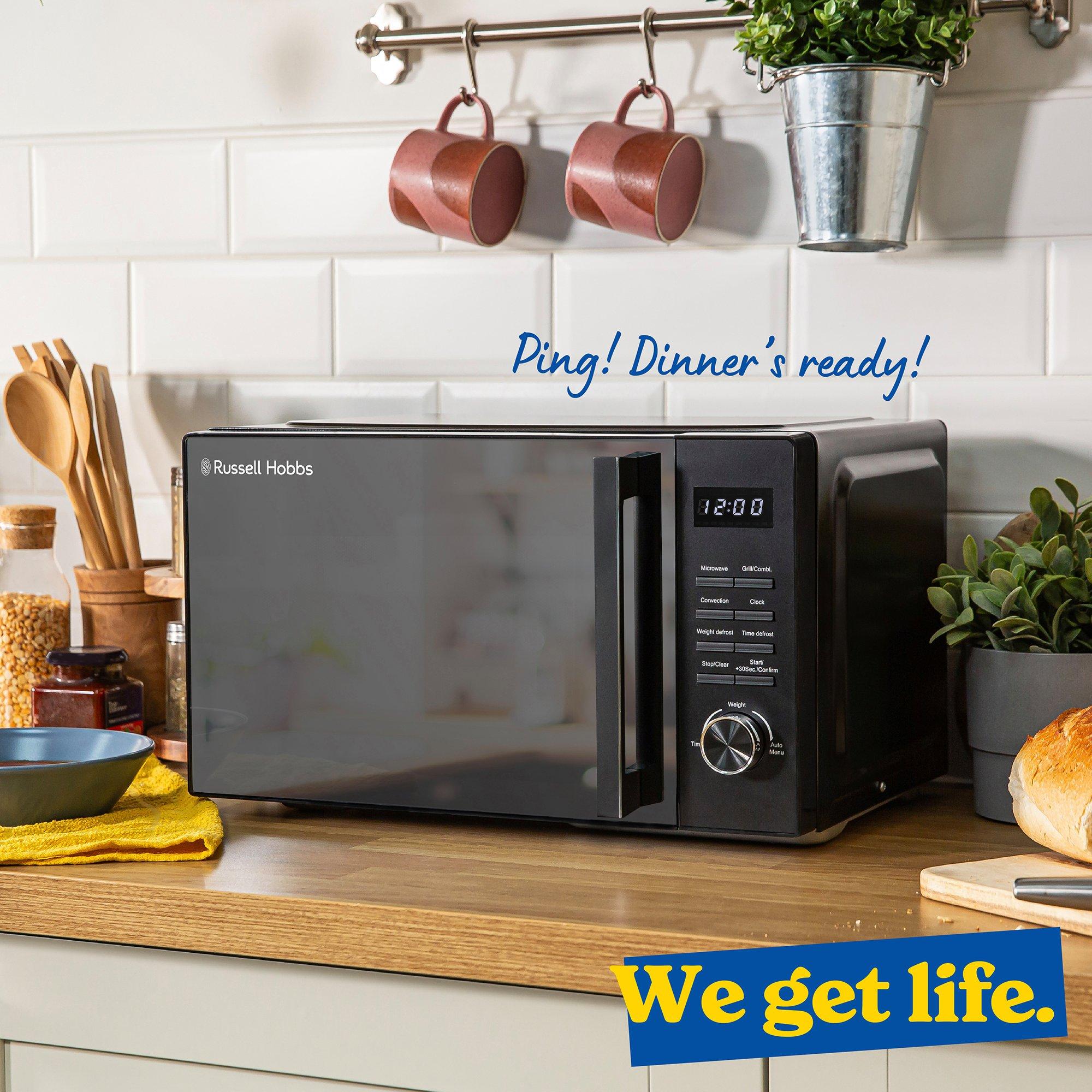 Black - Russell Hobbs - Russell Hobbs RHM2366B 23L Digital Combination Mic - 6