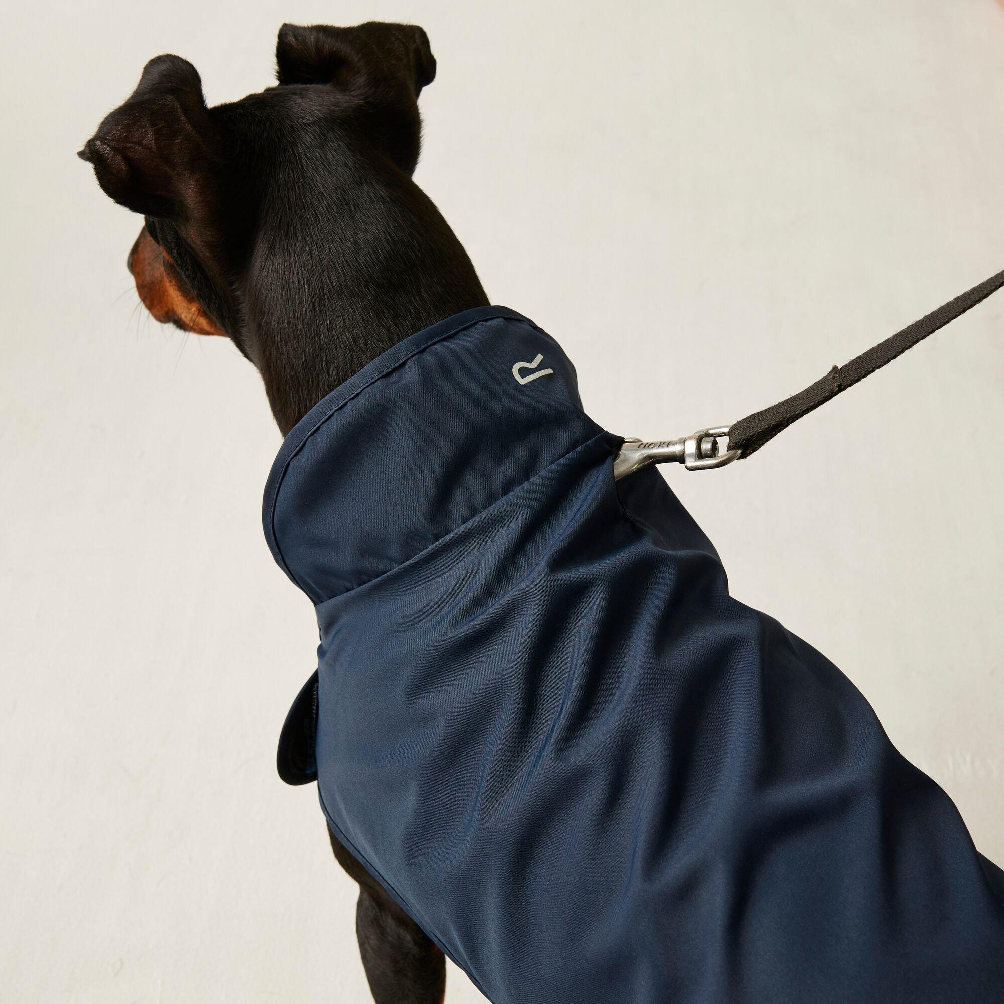 Navy - Regatta - Packaway Dog Coat - 3