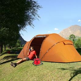 Outsunny Outsunny 4-6 Man Camping Tent with Two Bedroom