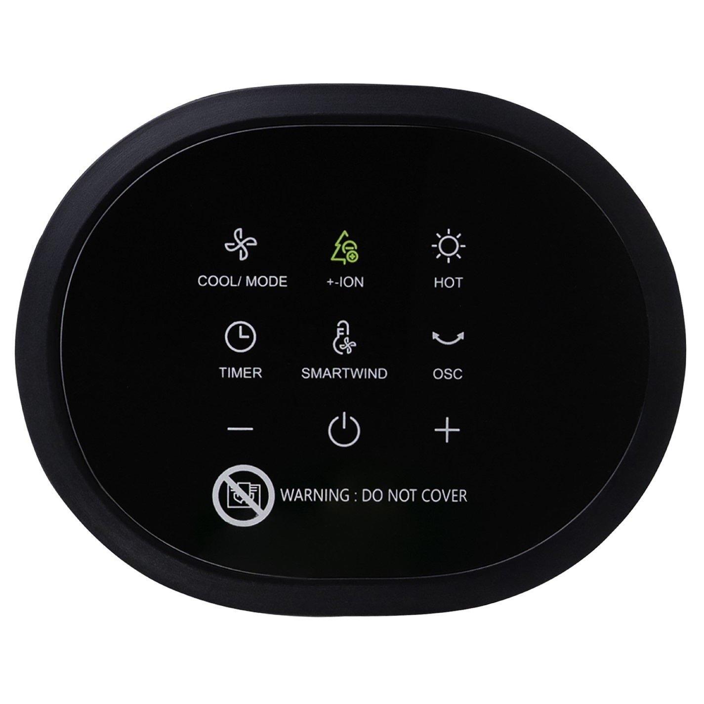 Black - Russell Hobbs - Bladeless Fan Cool and Heat in Black - 10