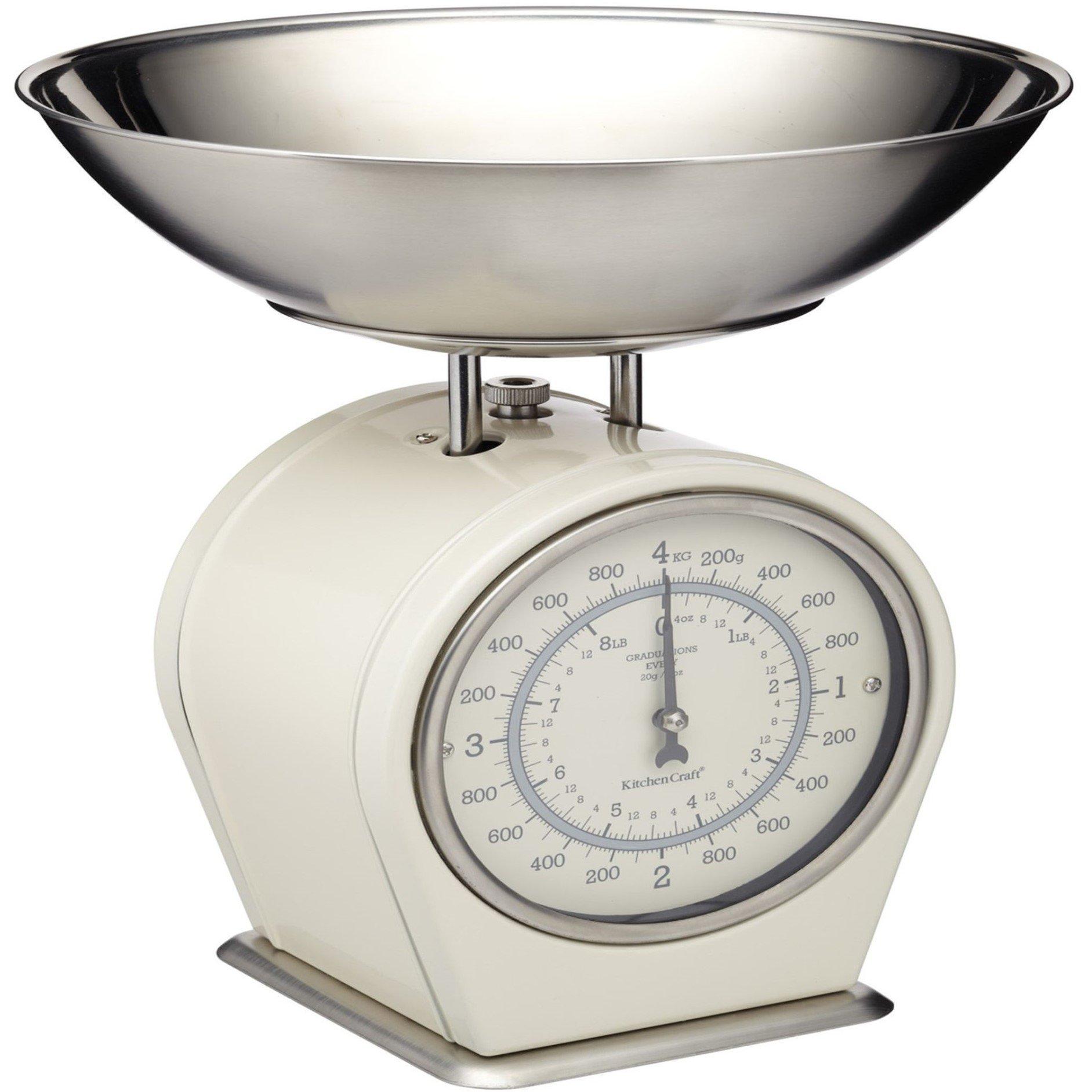 Cream - KitchenCraft - Living Nostalgia Antique Cream Mechanical Scales - 1