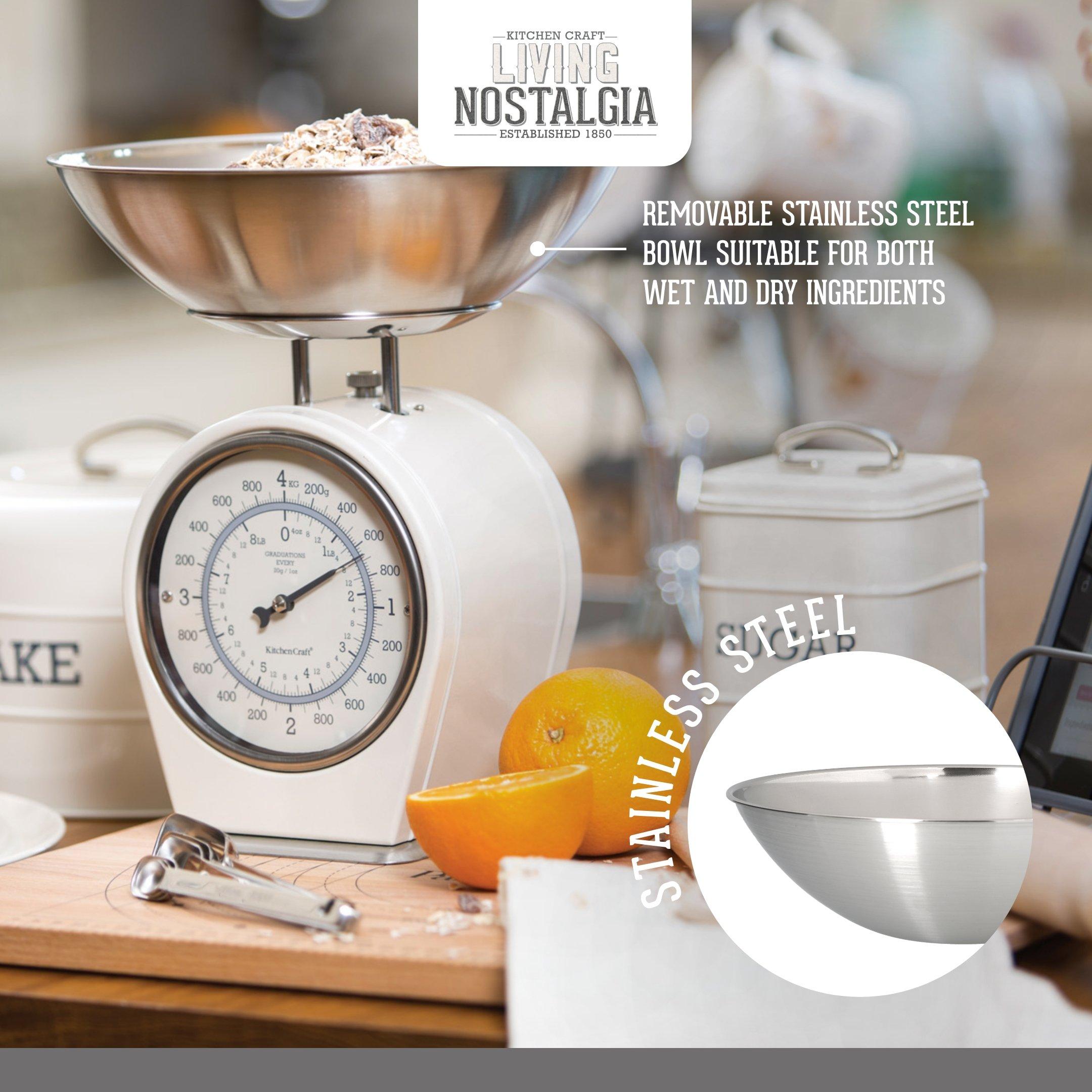 Cream - KitchenCraft - Living Nostalgia Antique Cream Mechanical Scales - 2