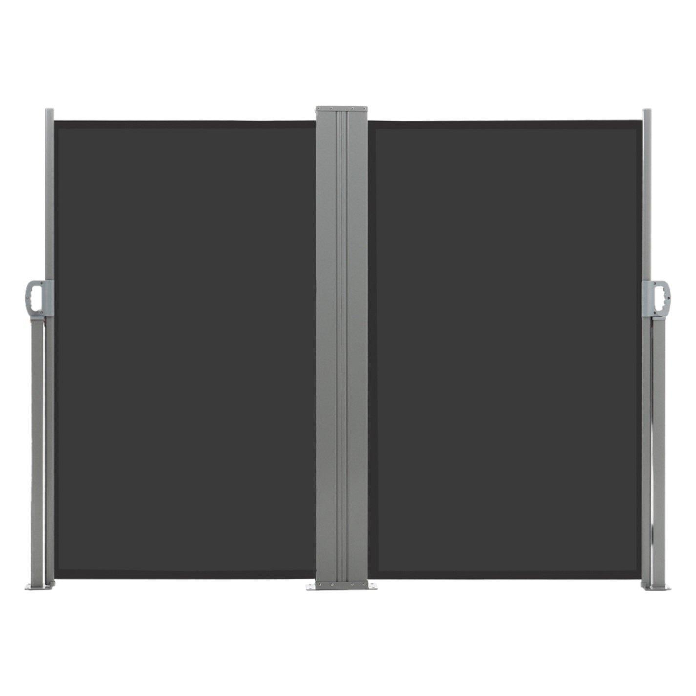 Grey - Breeins - Outdoor Retractable Privacy Awning, Grey - 4