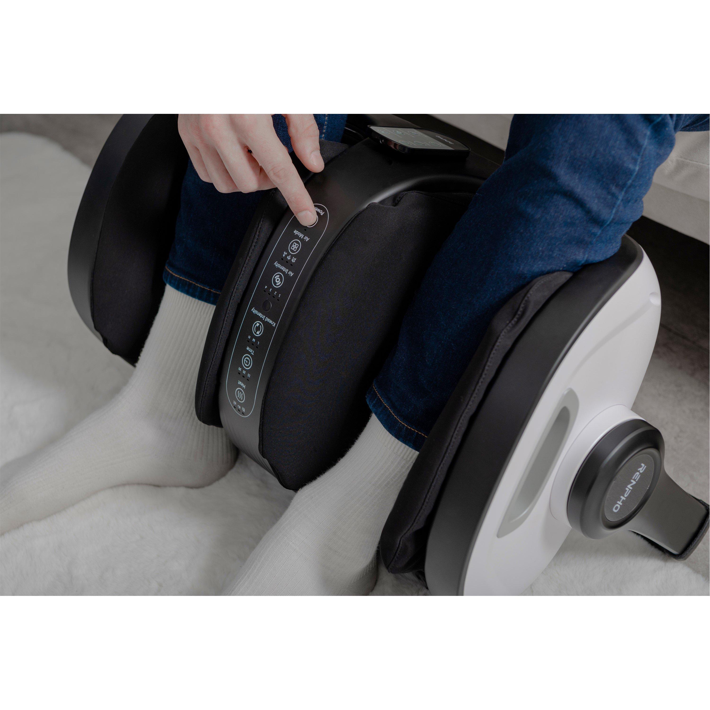 White - Renpho - RENPHO 2-in-1 Foot & Calf Massager - With heat - - 2
