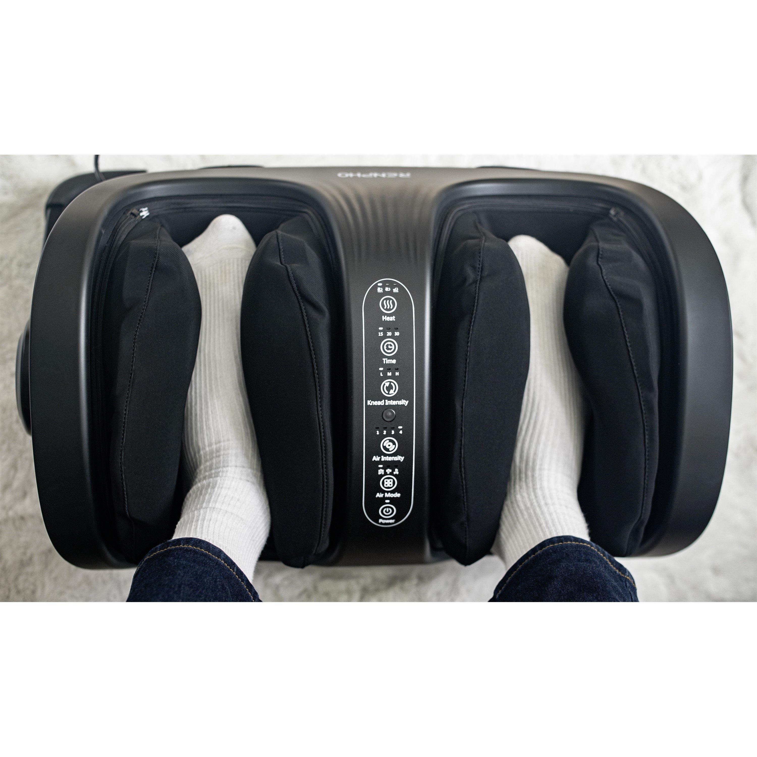White - Renpho - RENPHO 2-in-1 Foot & Calf Massager - With heat - - 3