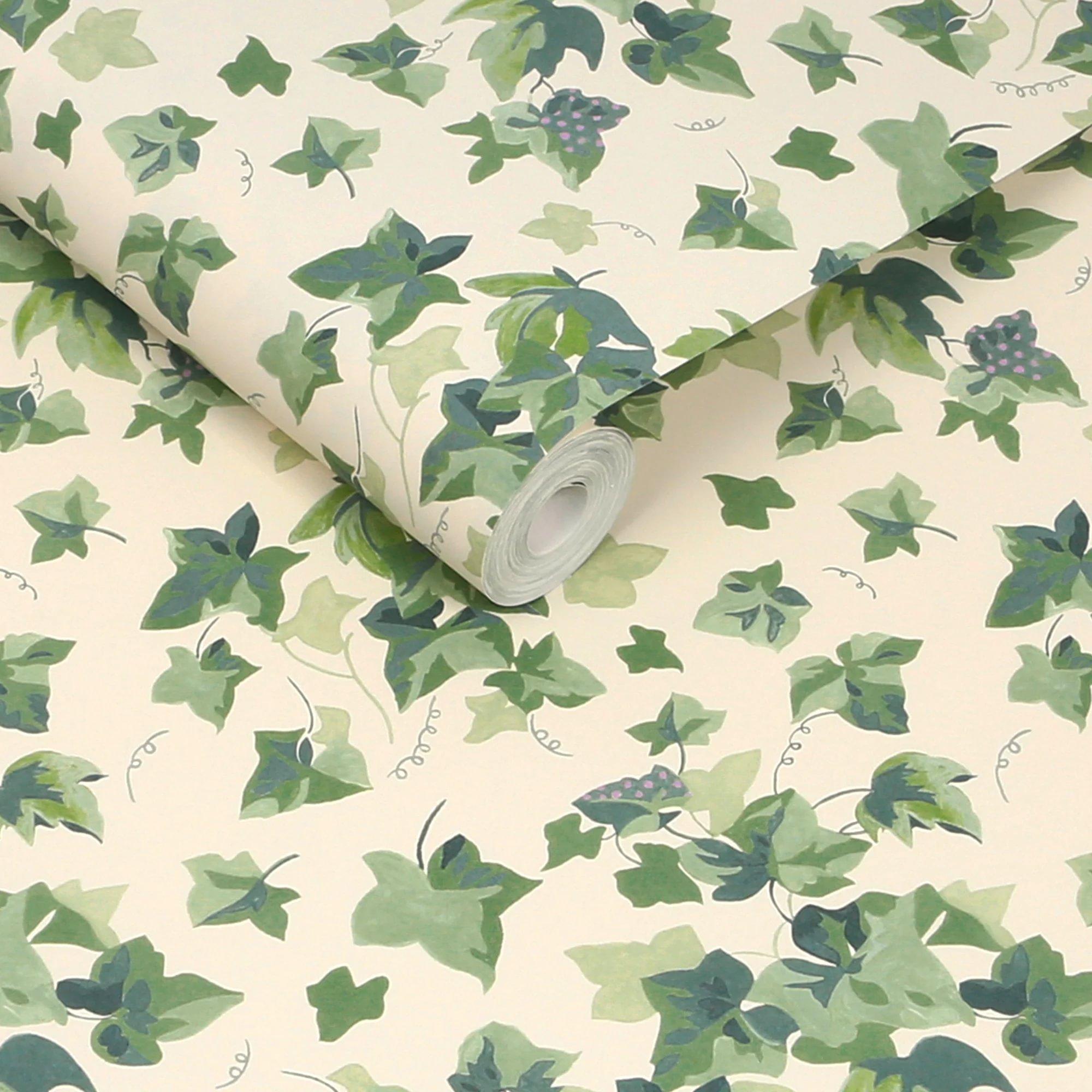 Sky Green - Cath Kidston - Ivy Sky Green Wallpaper - 3